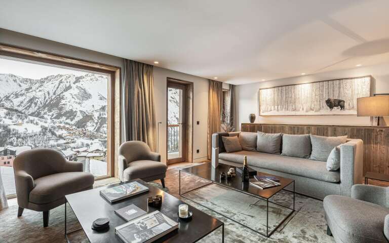 spacious living space with comfortable seating area