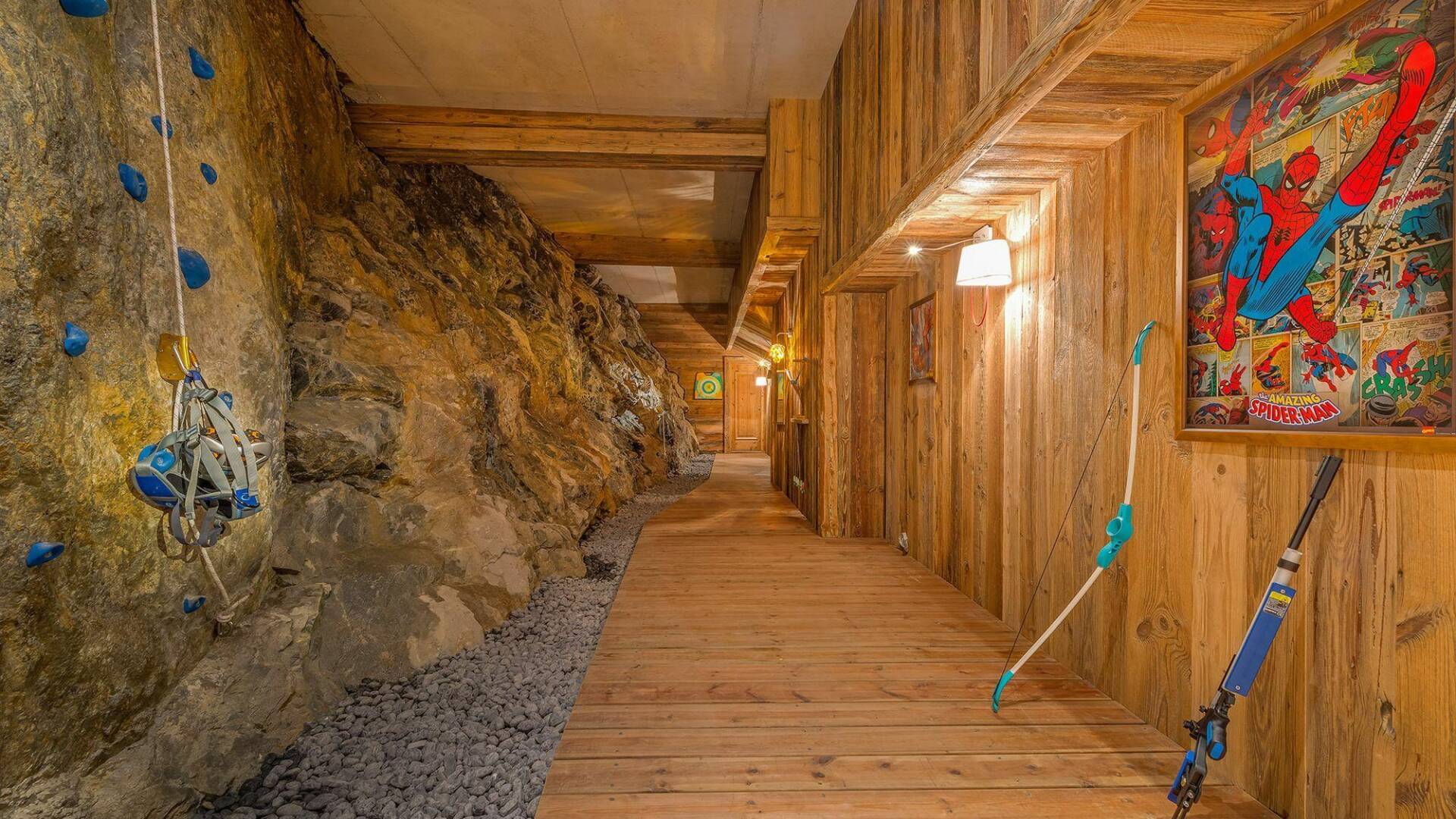 indoor climbing wall  
