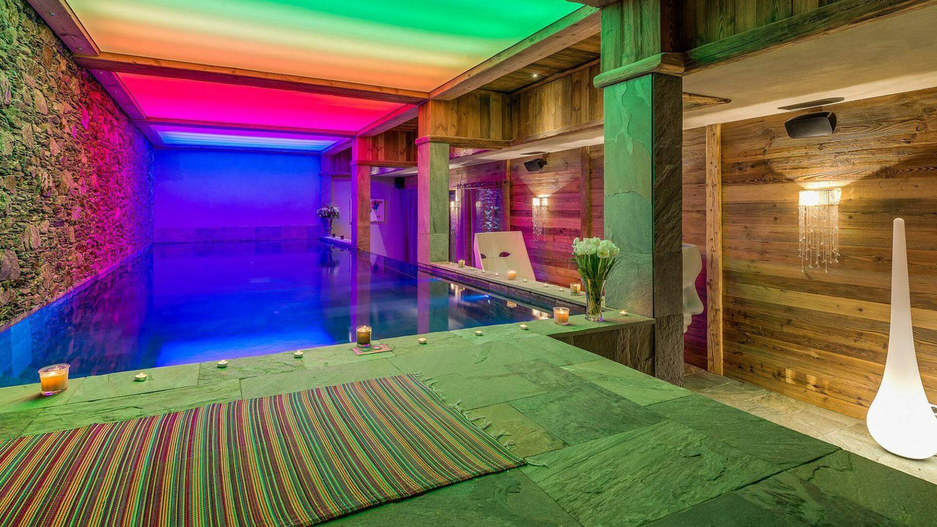 indoor pool in the wellness area