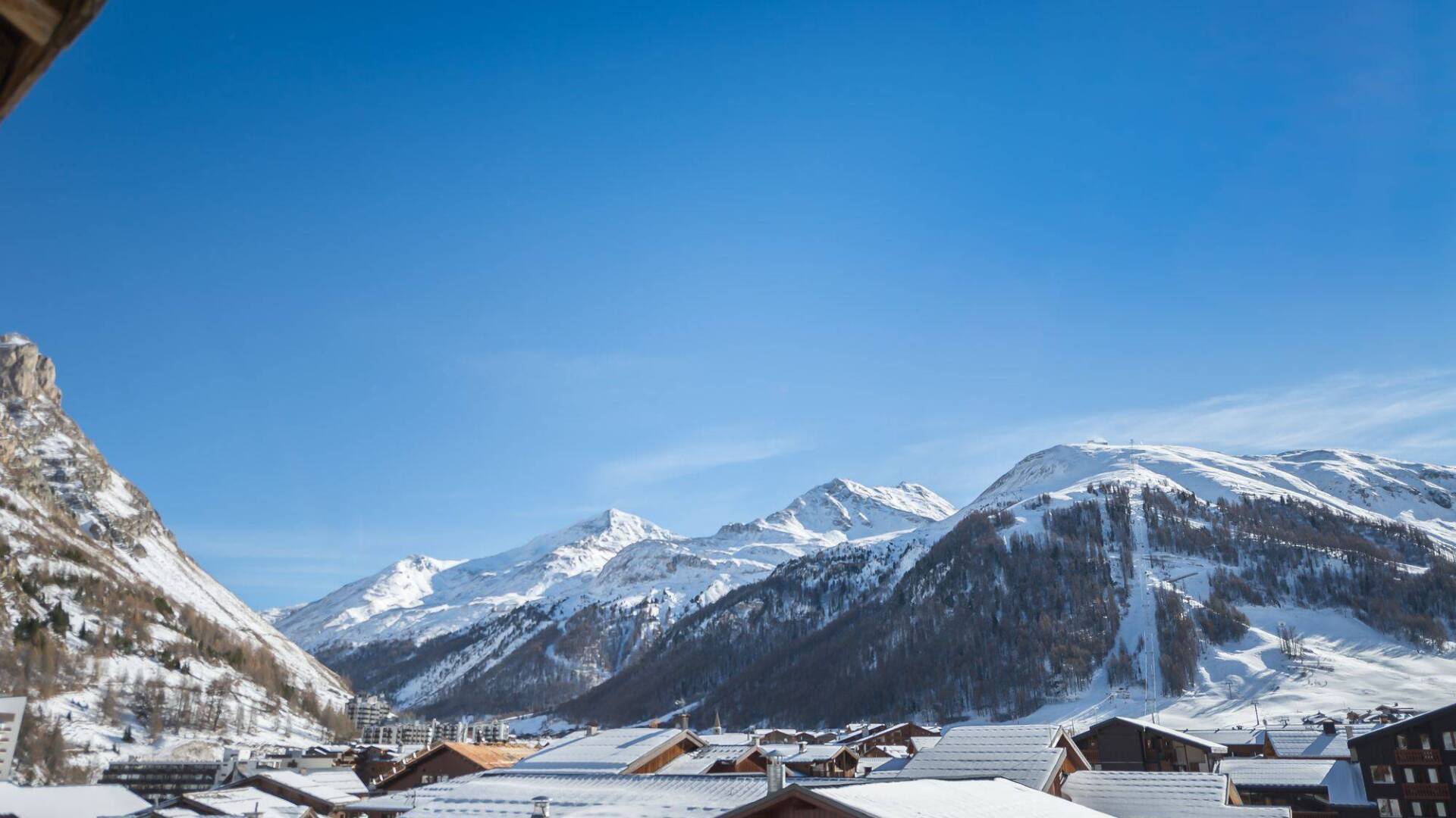 mountain views from terrace