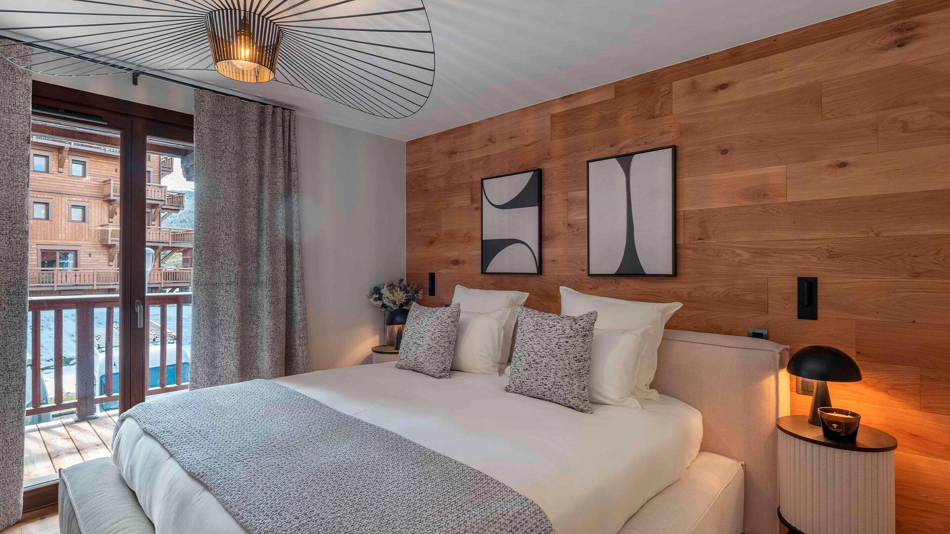 double bedroom with balcony