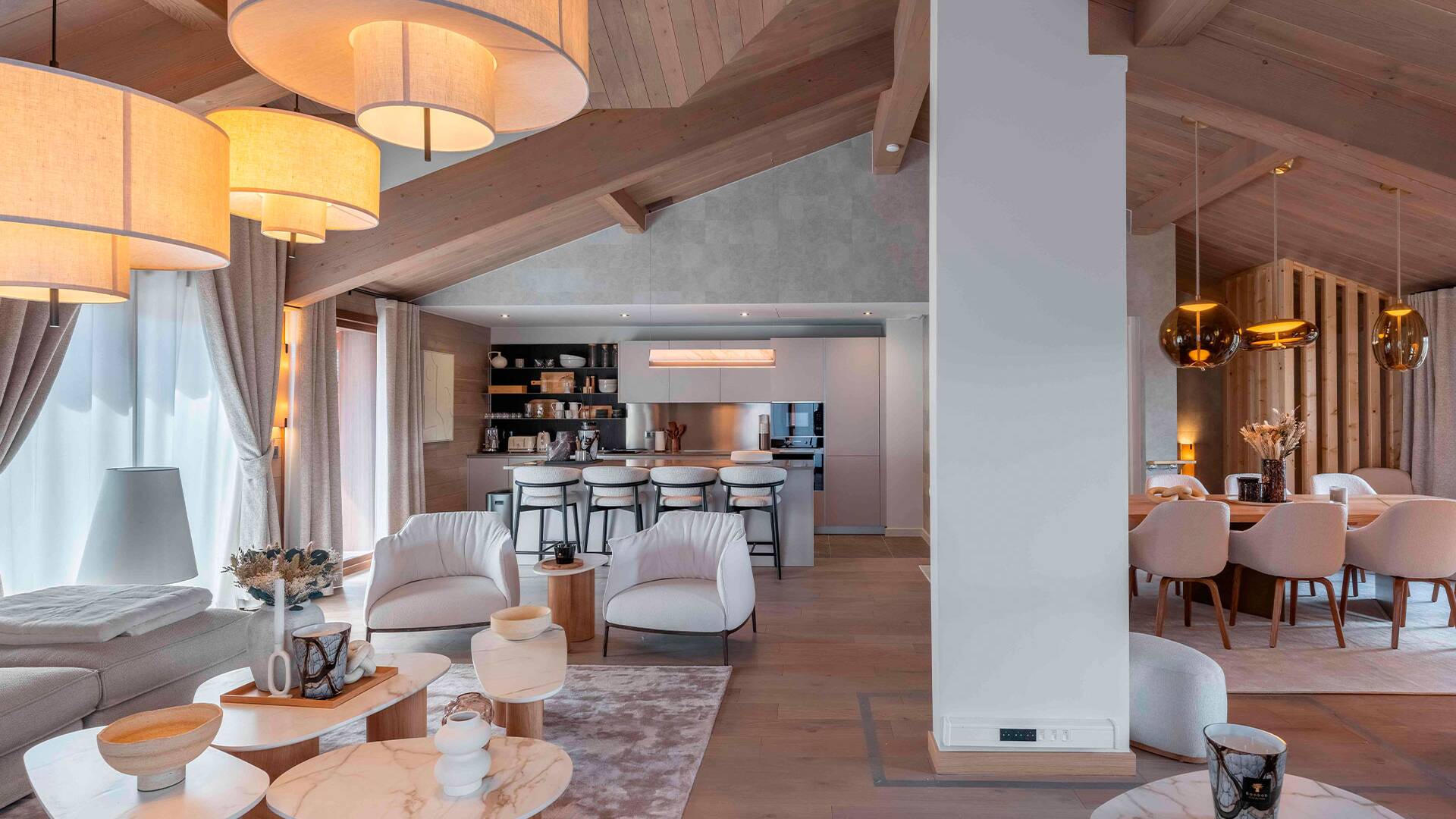 Semi-detached chalet Romarine, Courchevel, French Alps