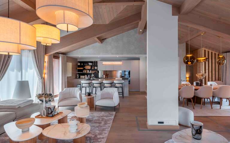 Semi-detached chalet Romarine, Courchevel, French Alps