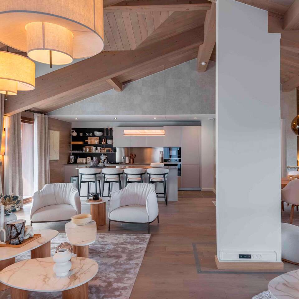 Semi-detached chalet Romarine, Courchevel, French Alps