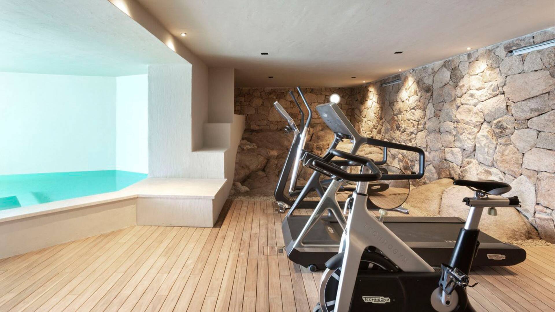 equipped gym 