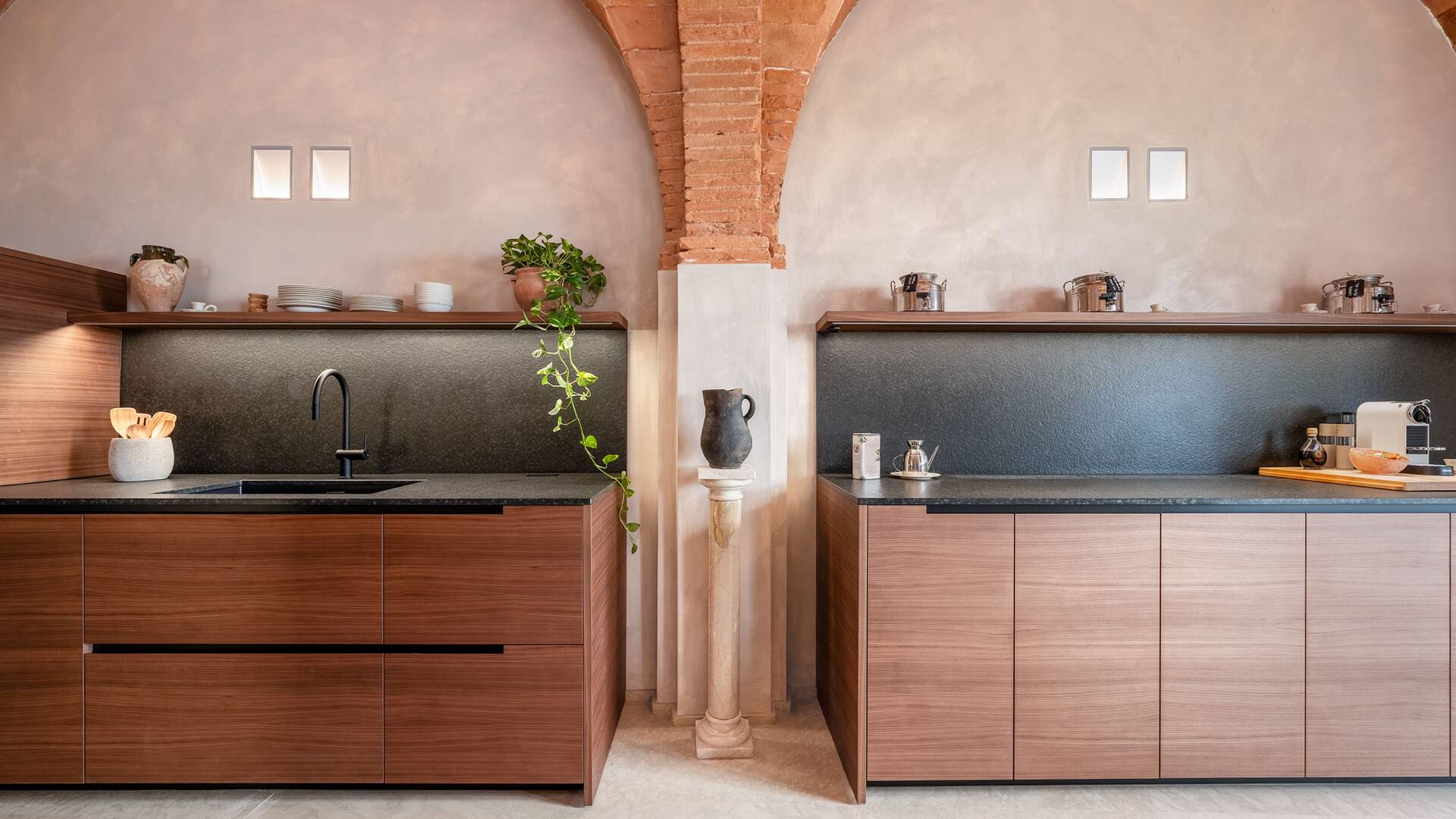 wooden kitchen 