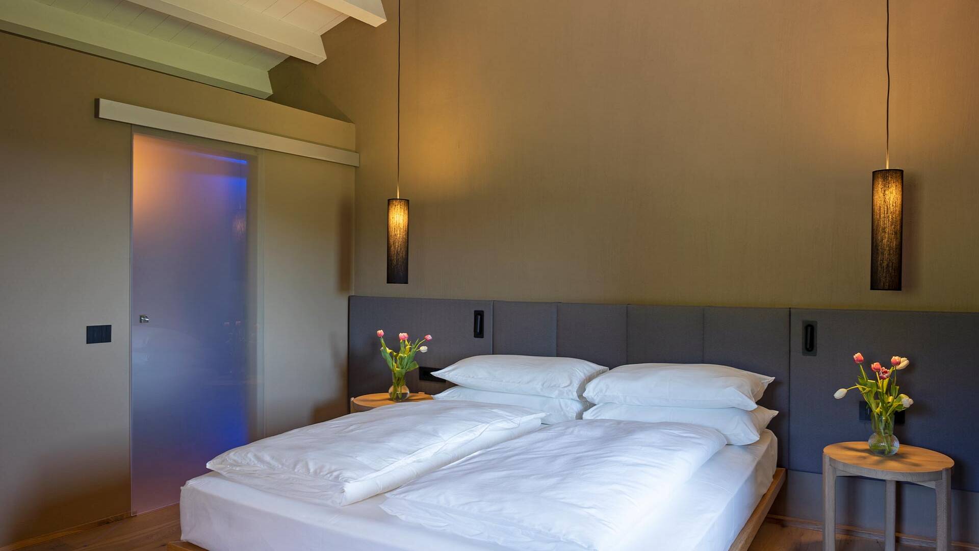 cozy double bedroom with en suite bathroom