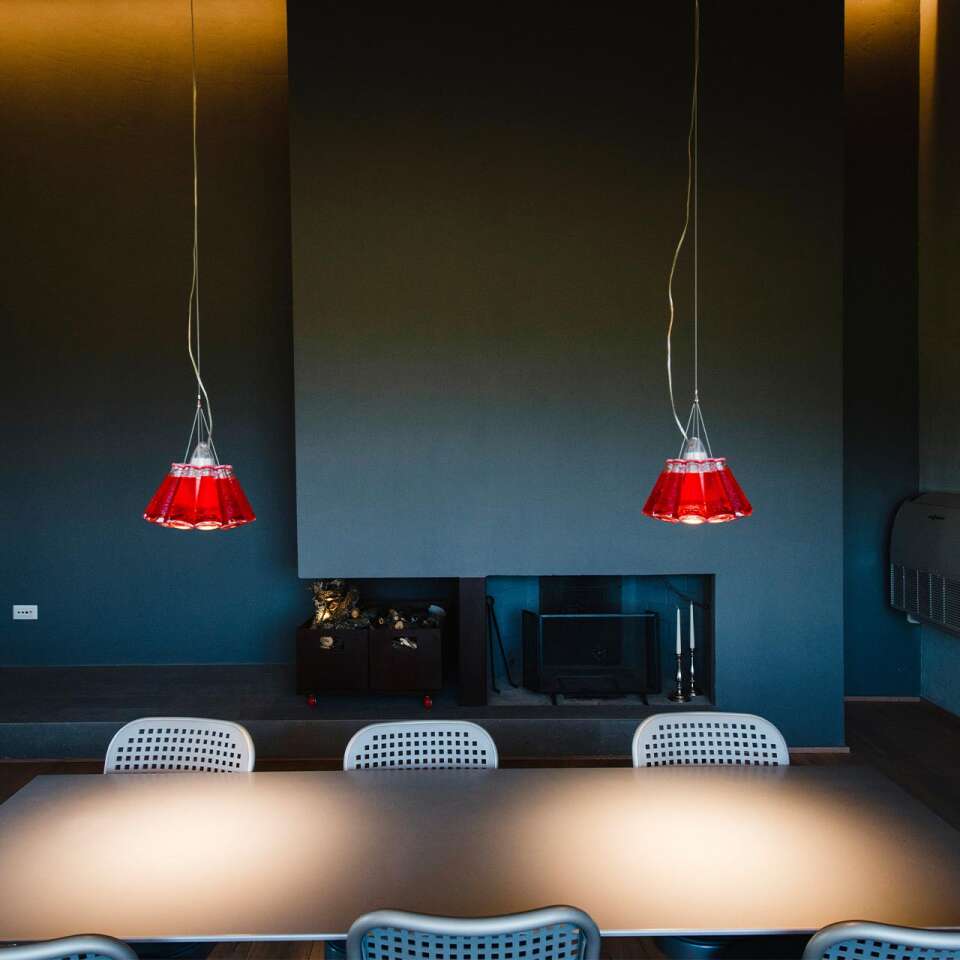 dining table and design lighting