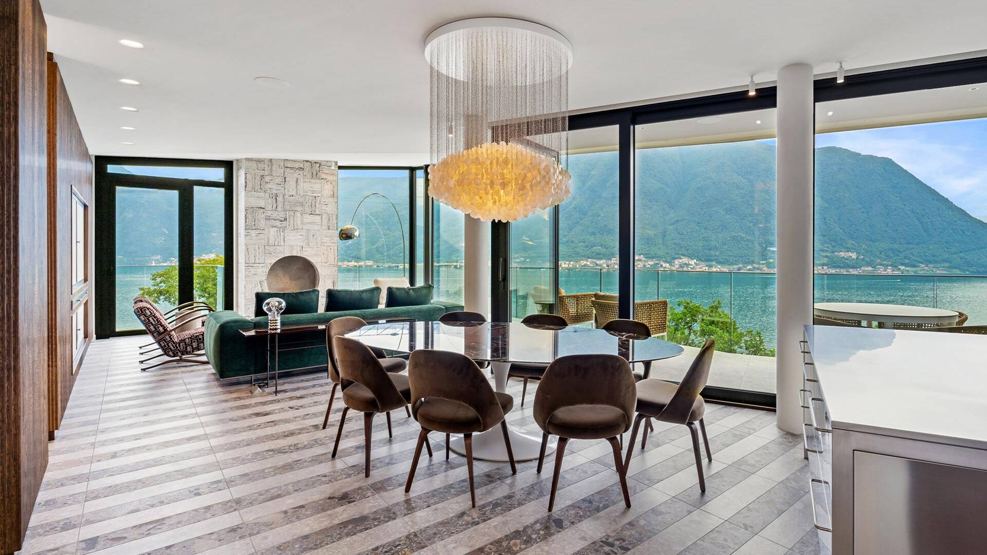 large table in the living area