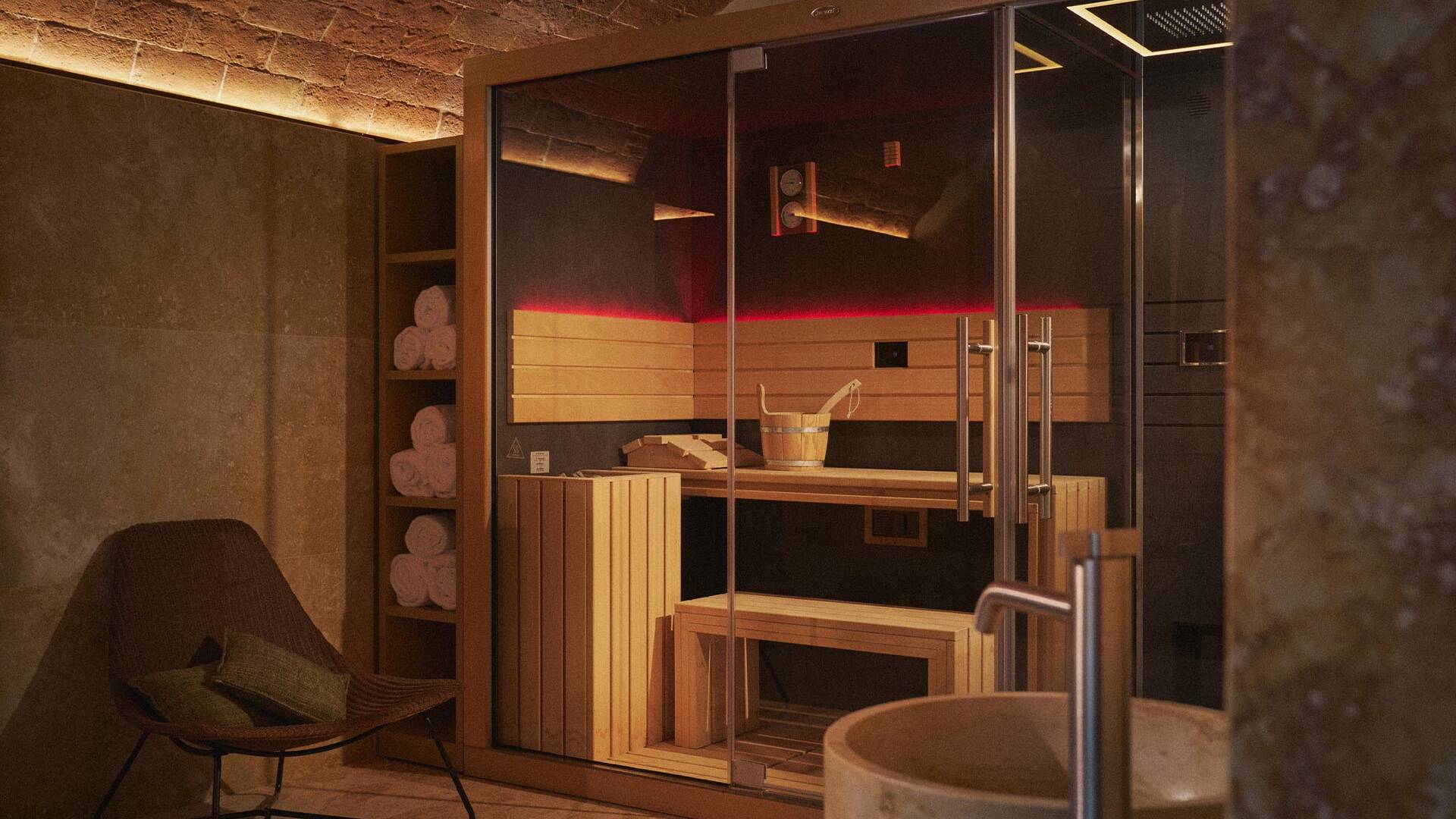 dedicated spa area