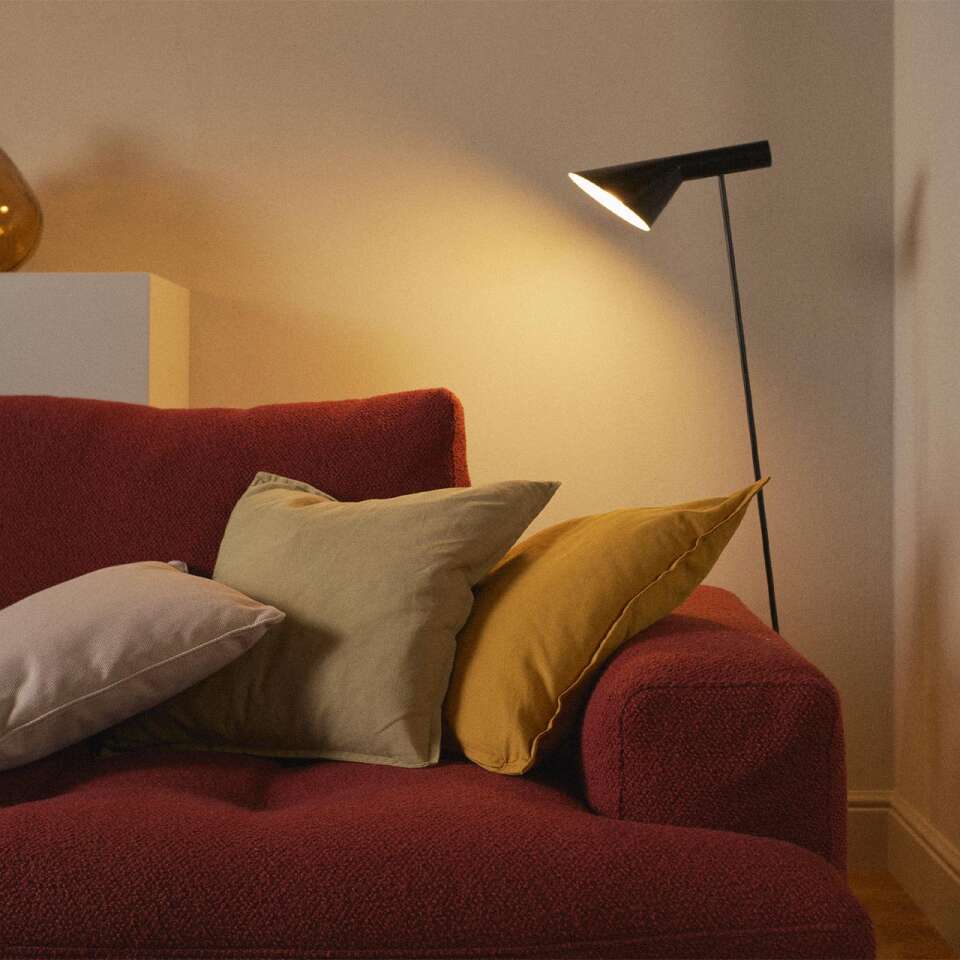 comfortable sofa in the living room  