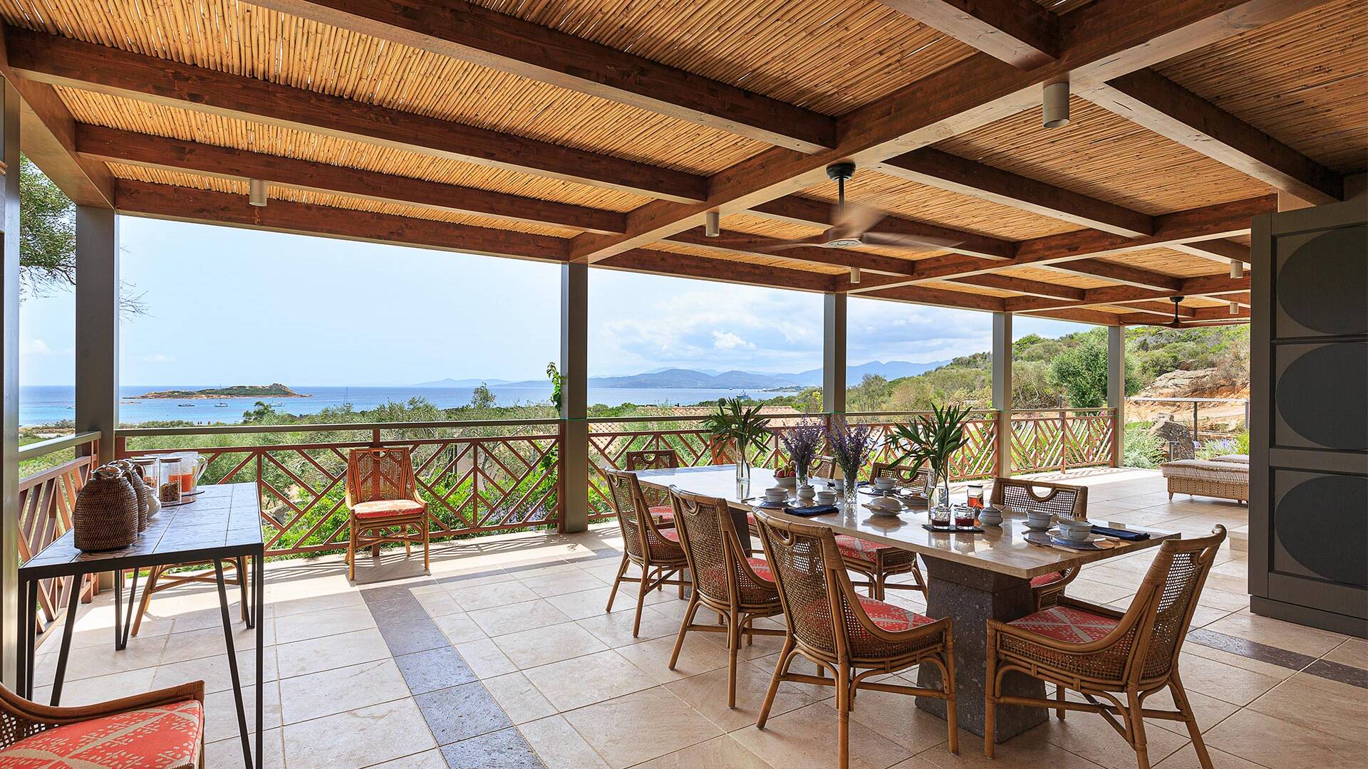 al fresco dining area