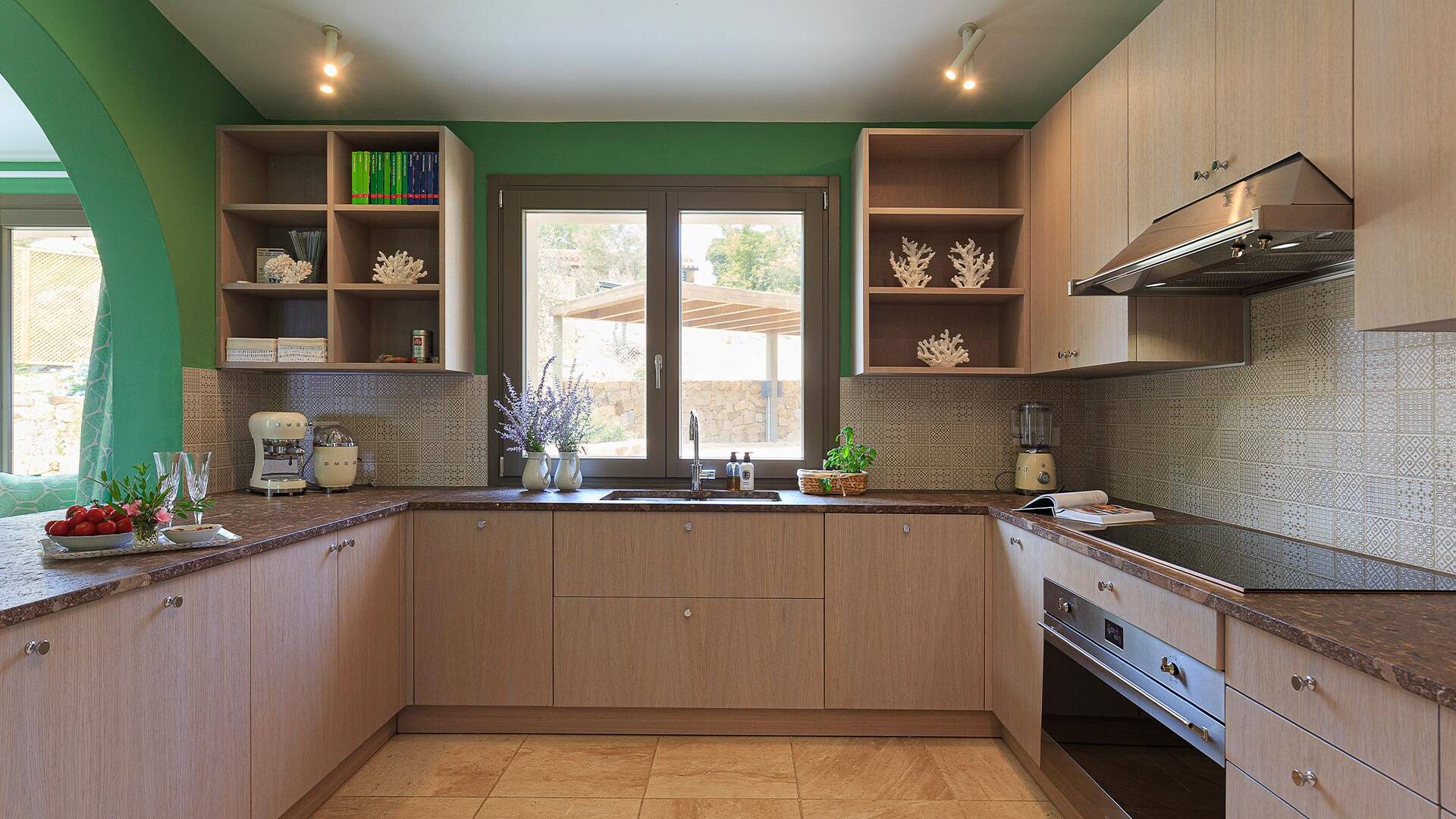 equipped kitchen