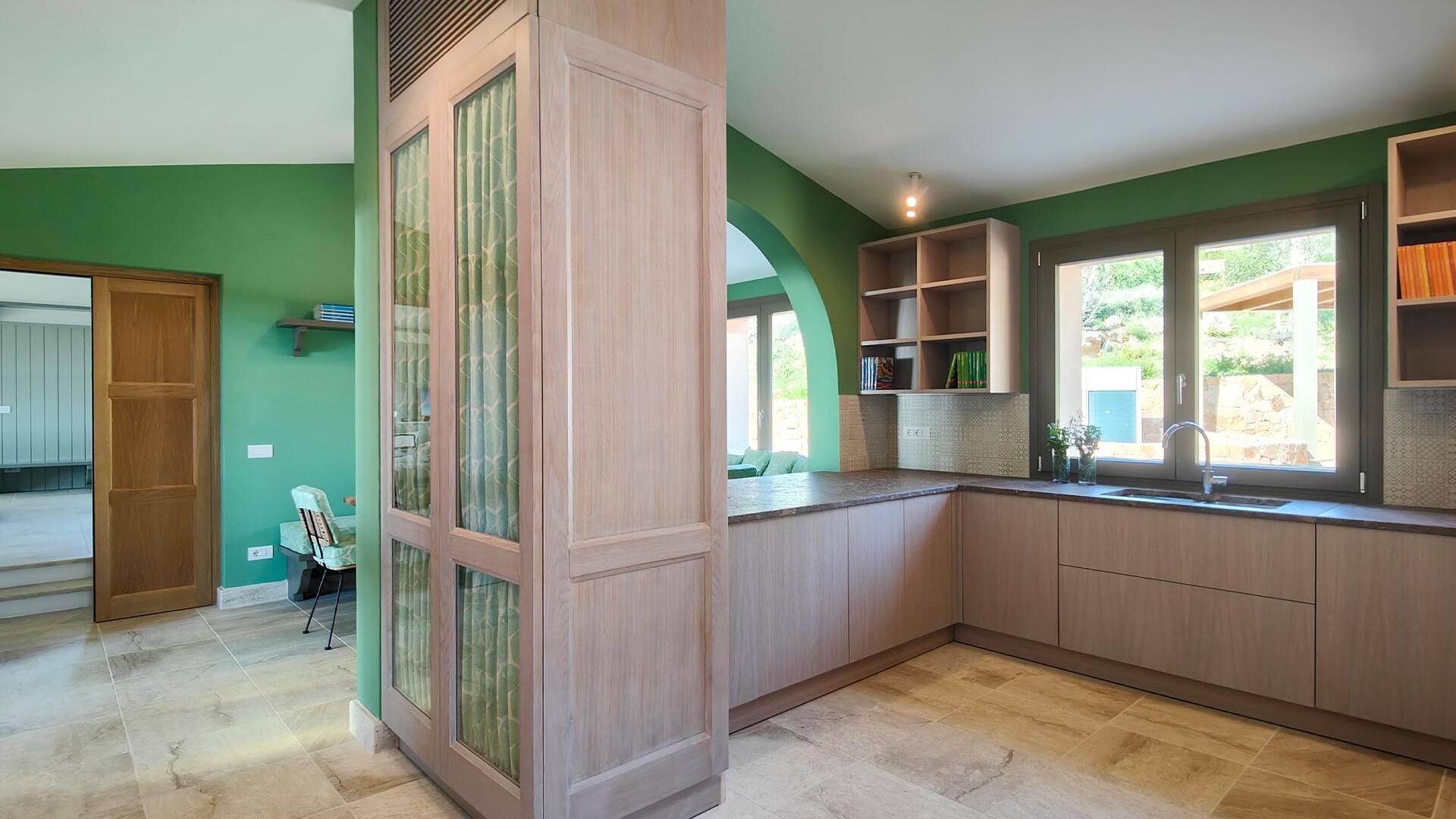 equipped kitchen