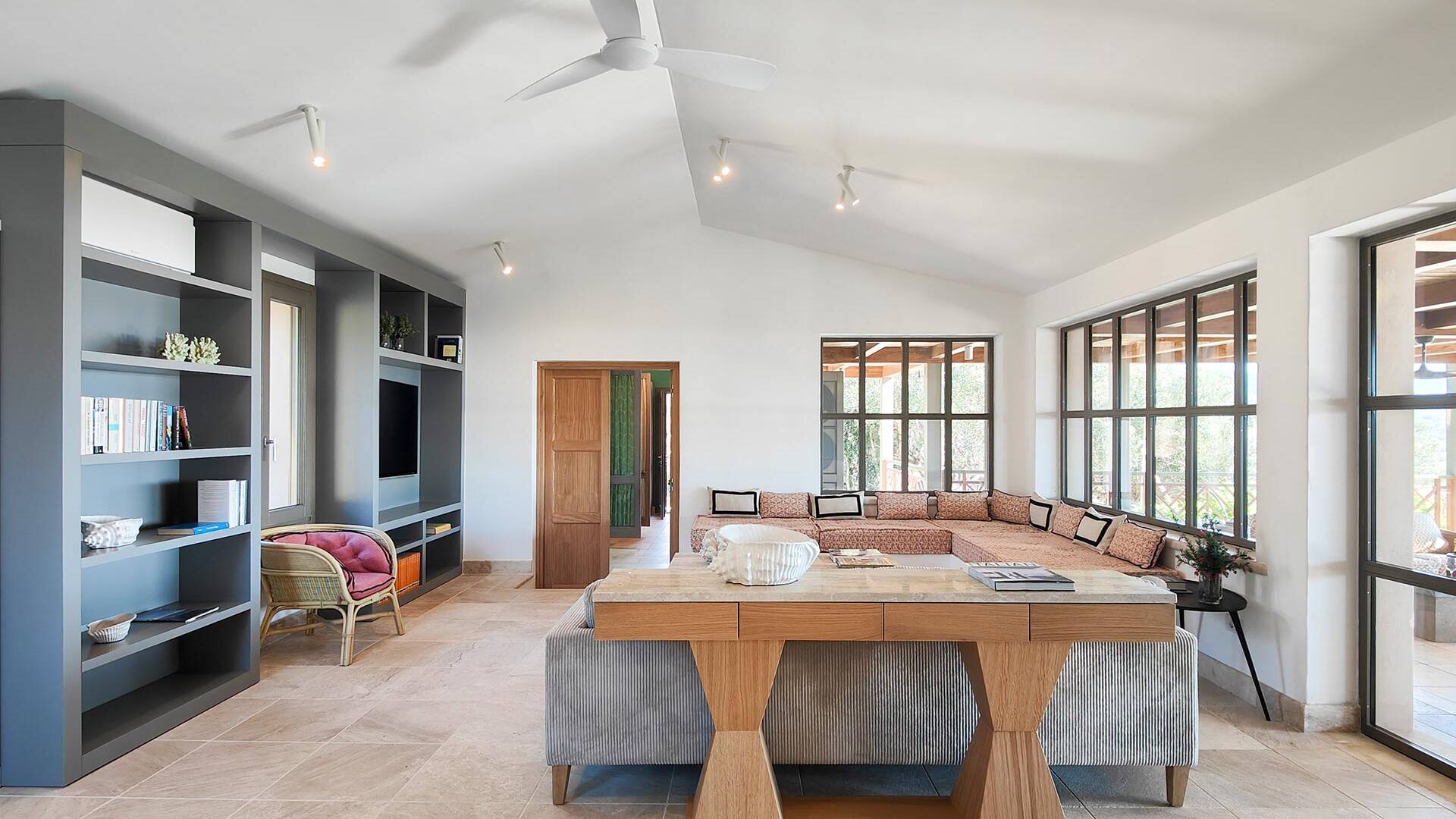 spacious living room