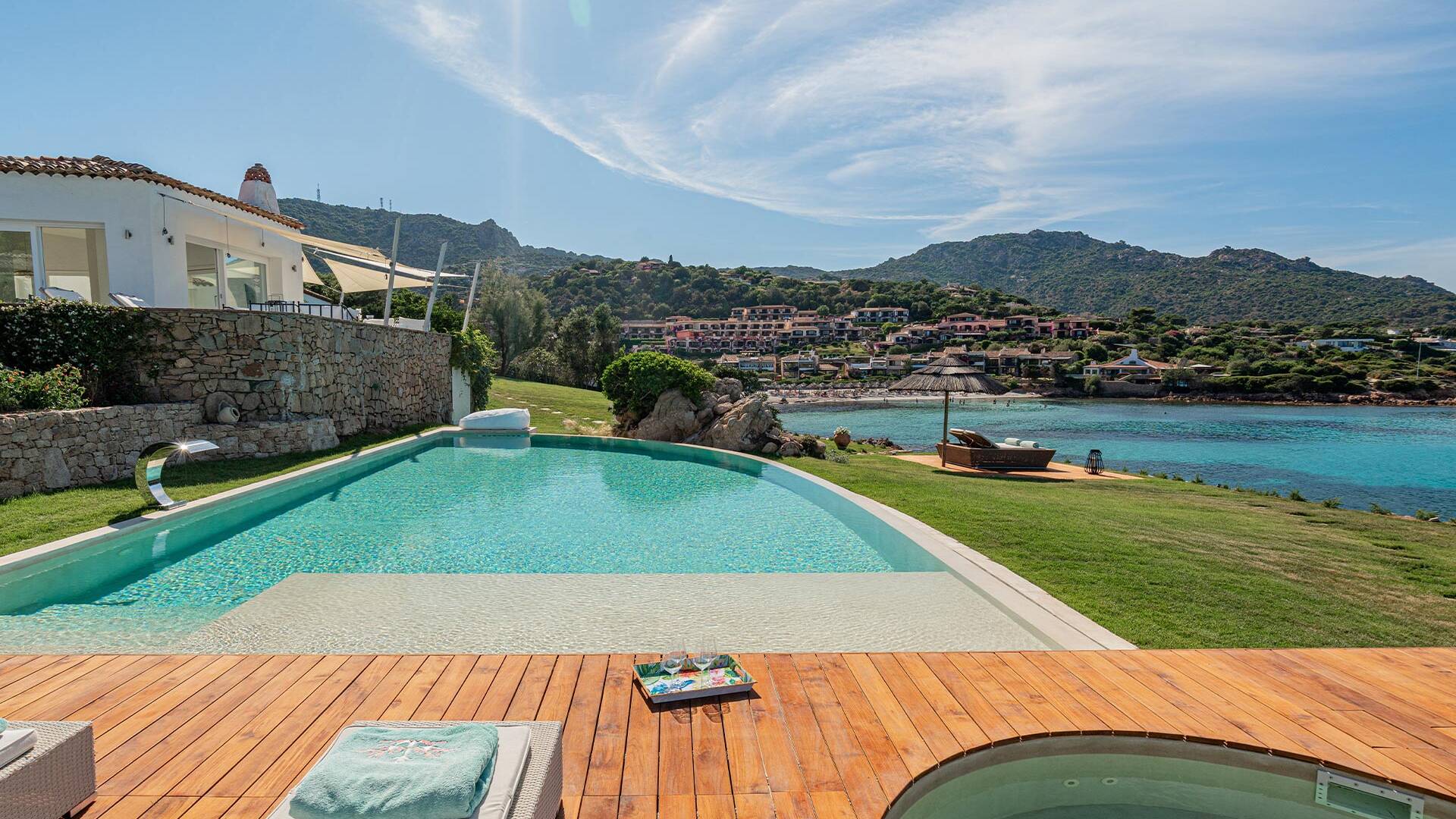 infinity pool and sun deck