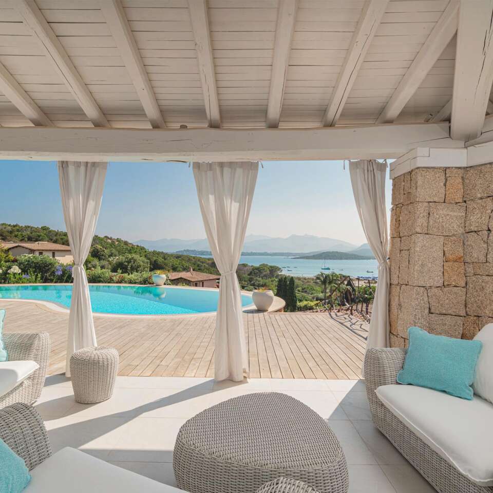 outdoor lounge area with comfortable sofas