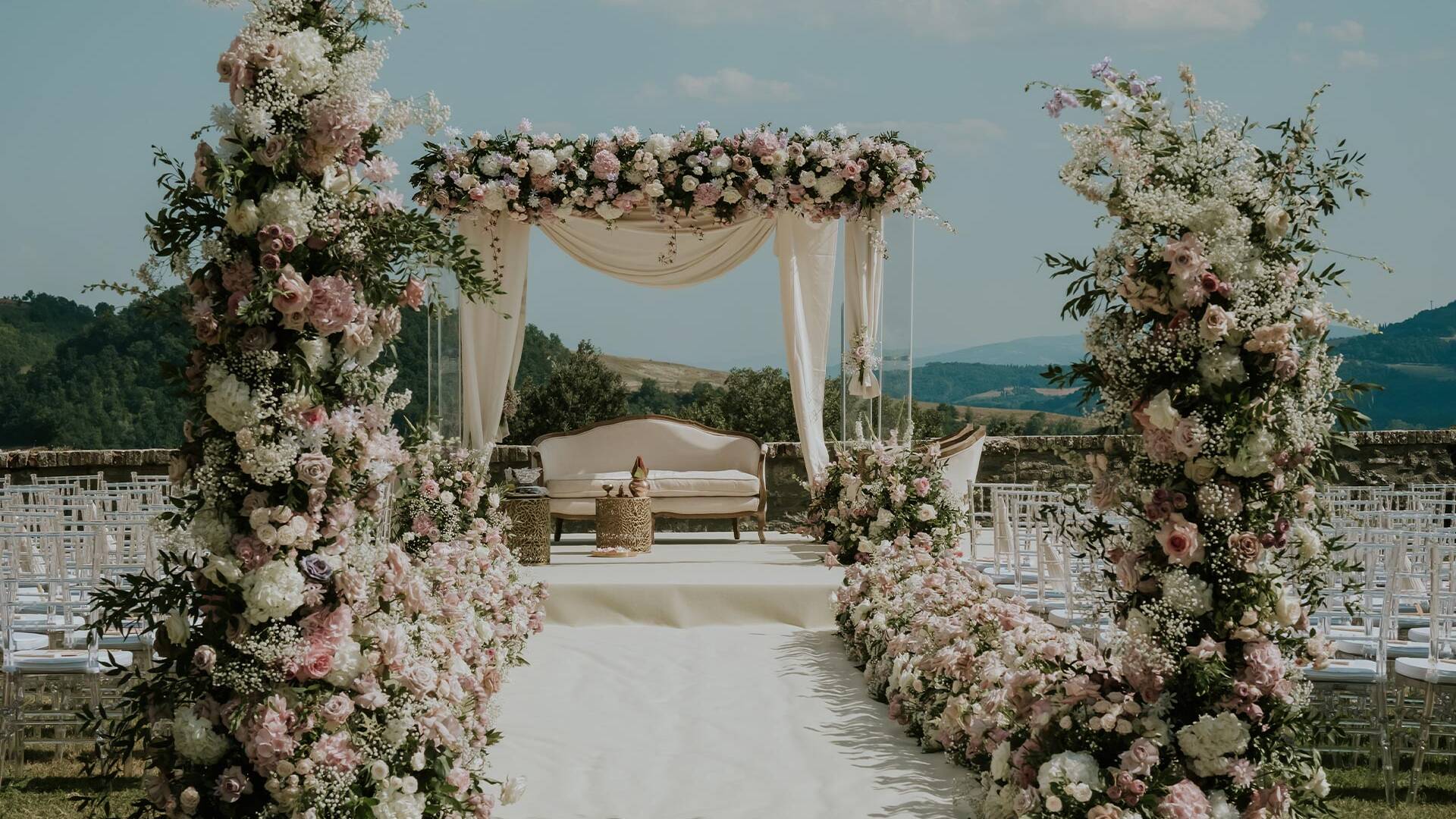 Il Castello wedding villa in Umbria 