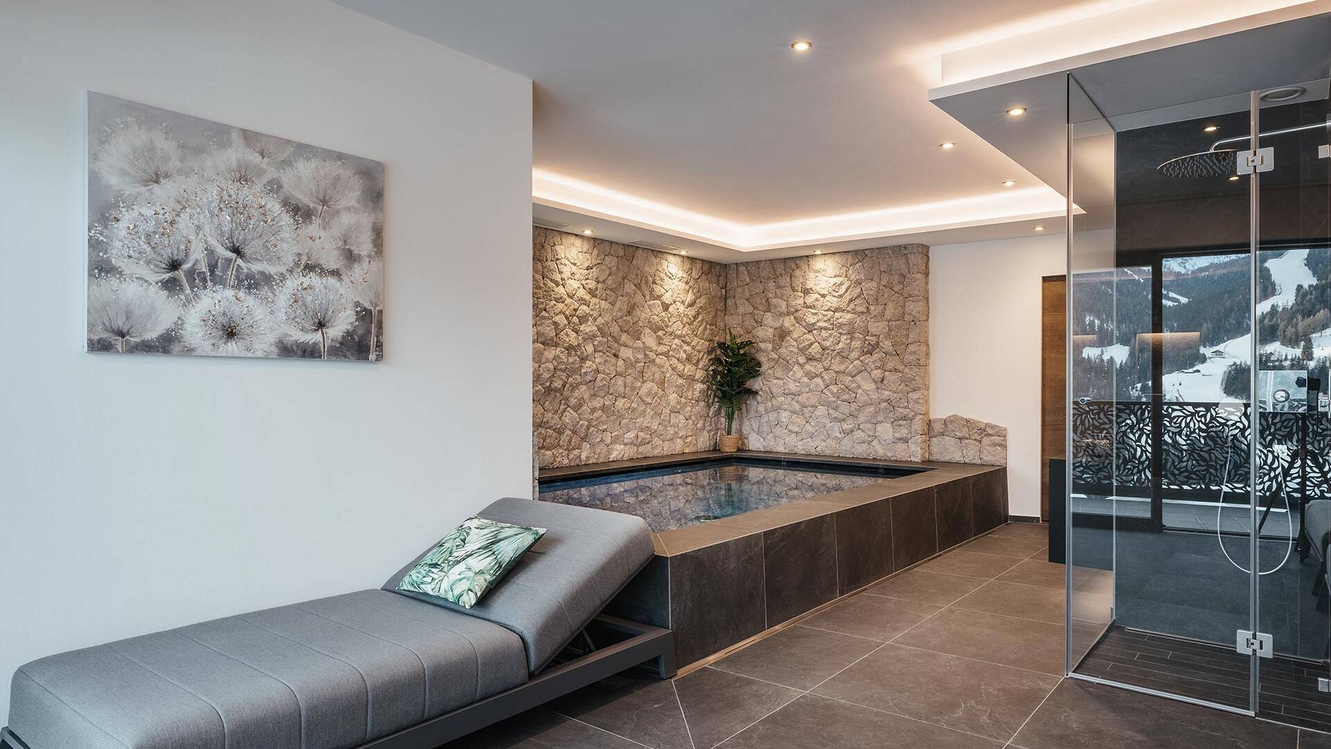 Chalet Acanto Fi wellness area