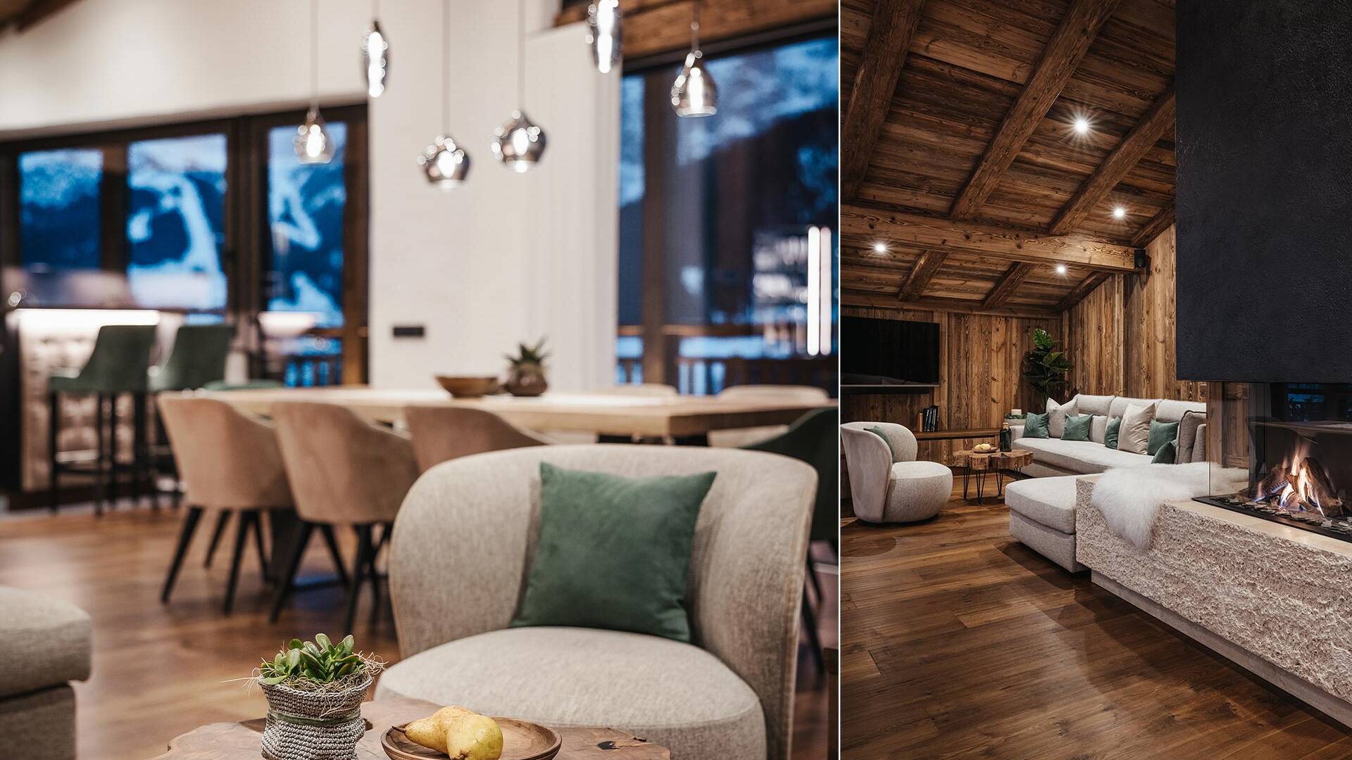 luxury Chalet Acanto Fi, living room 