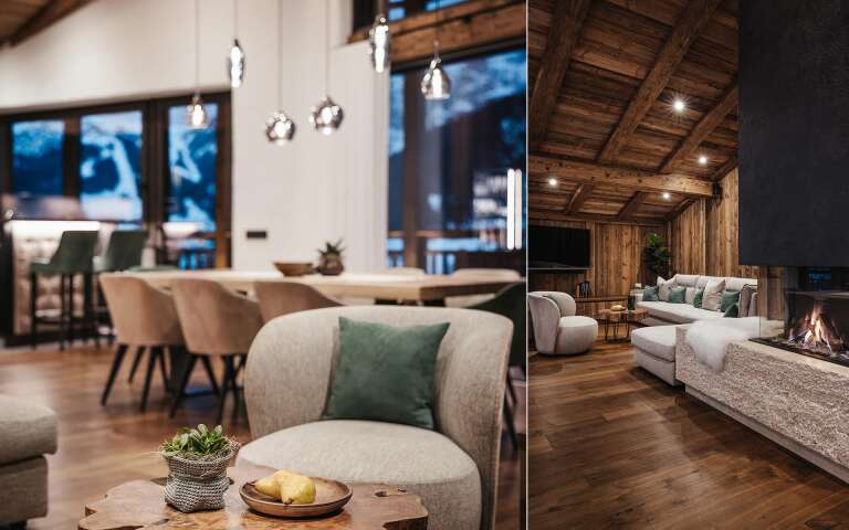 luxury Chalet Acanto Fi, living room 