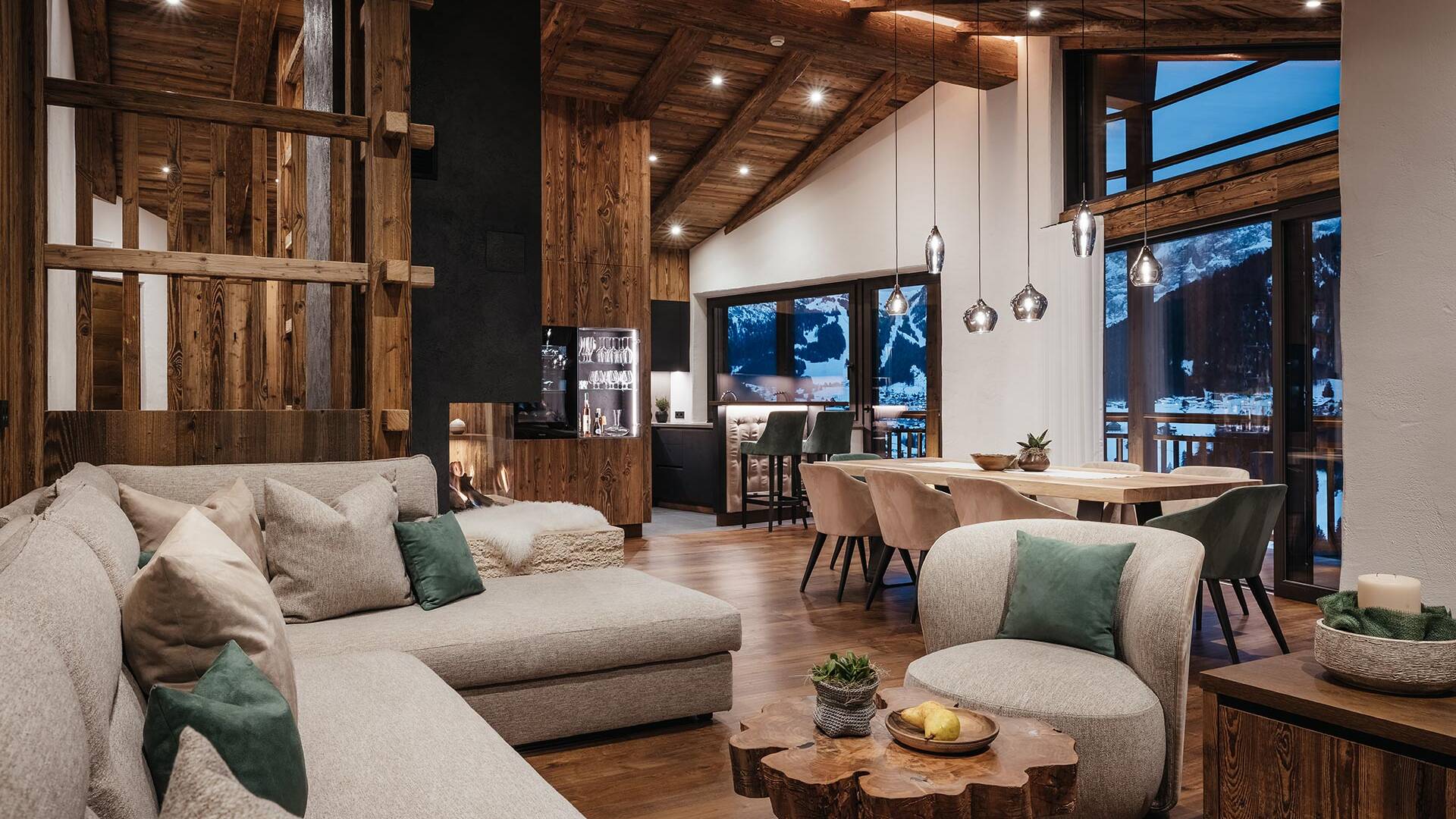 luxury Chalet Acanto Fi, living room 