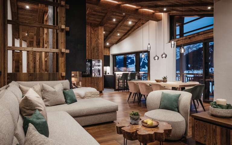 luxury Chalet Acanto Fi, living room 