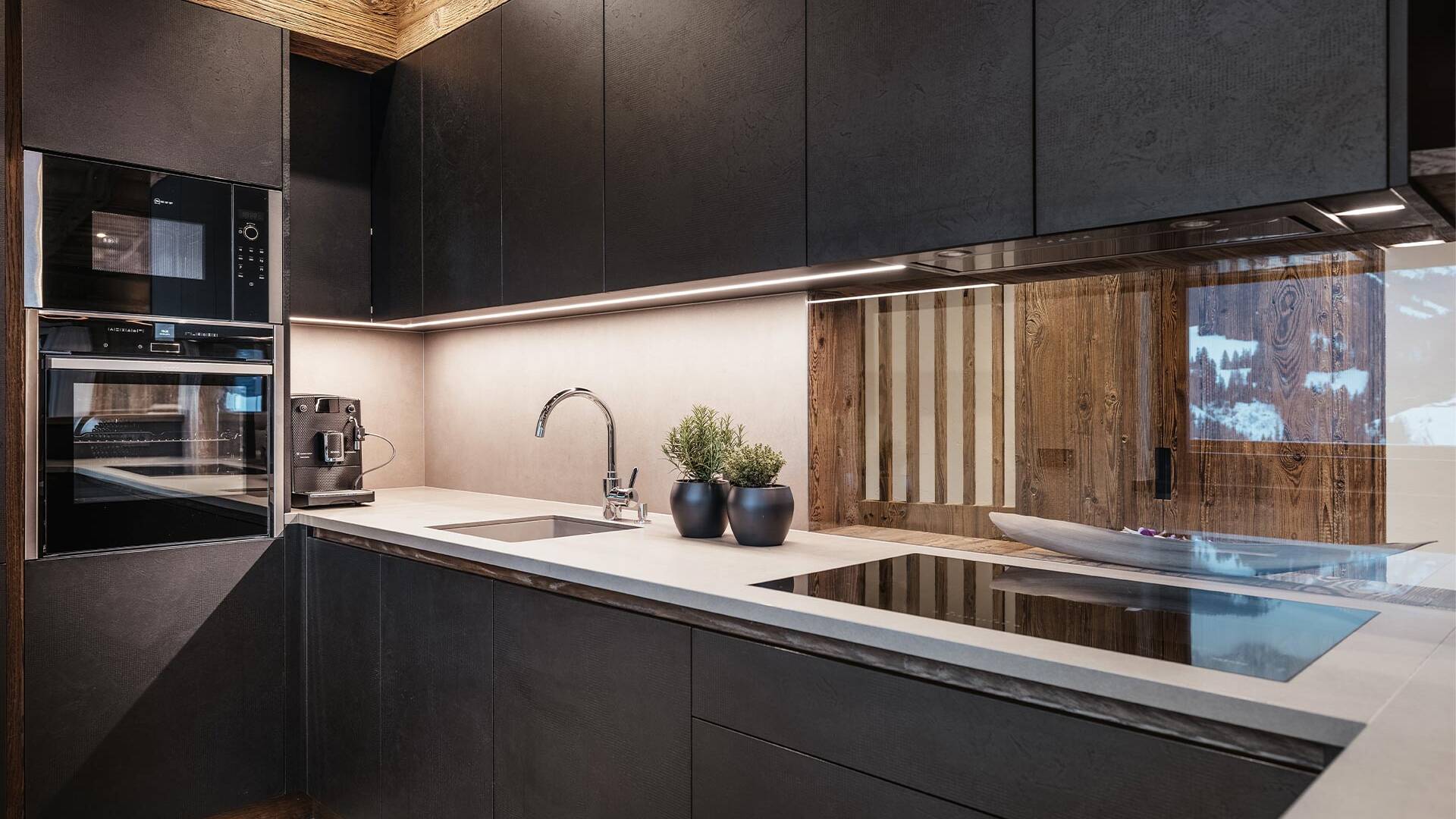 luxury Chalet Acanto Ri Kitchen 