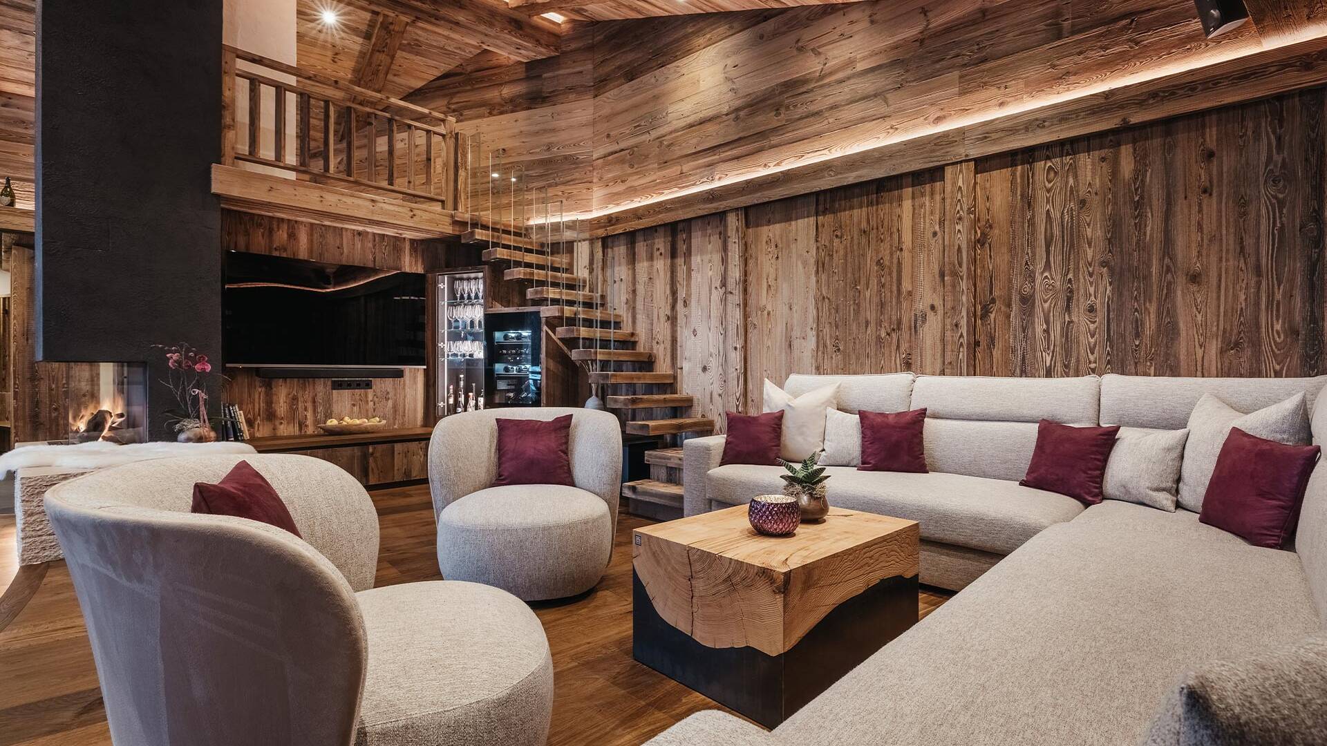 luxury Chalet Acanto Ri, living room 