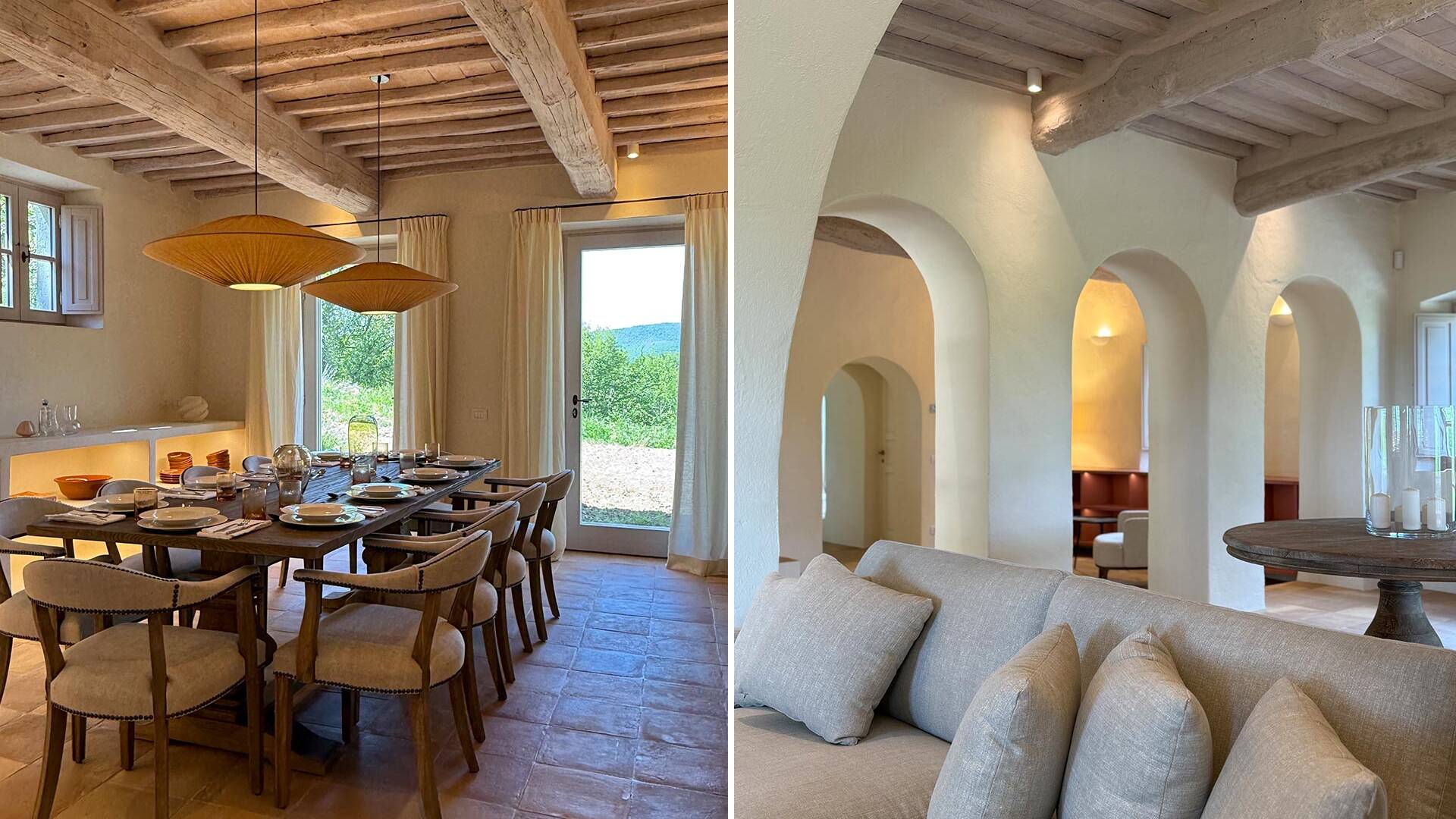 ground floor living room and dining room 