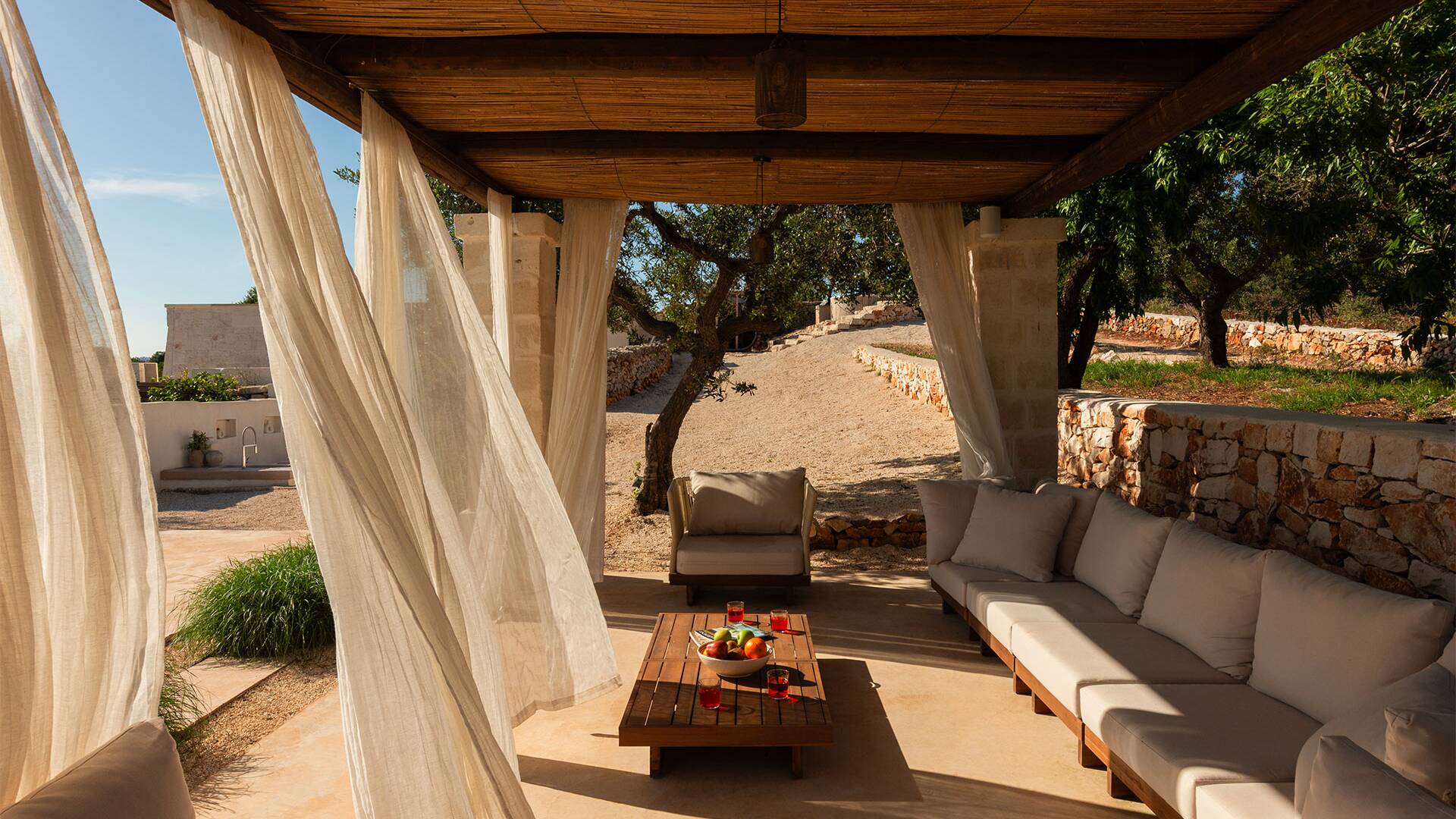 pool area with lounge space