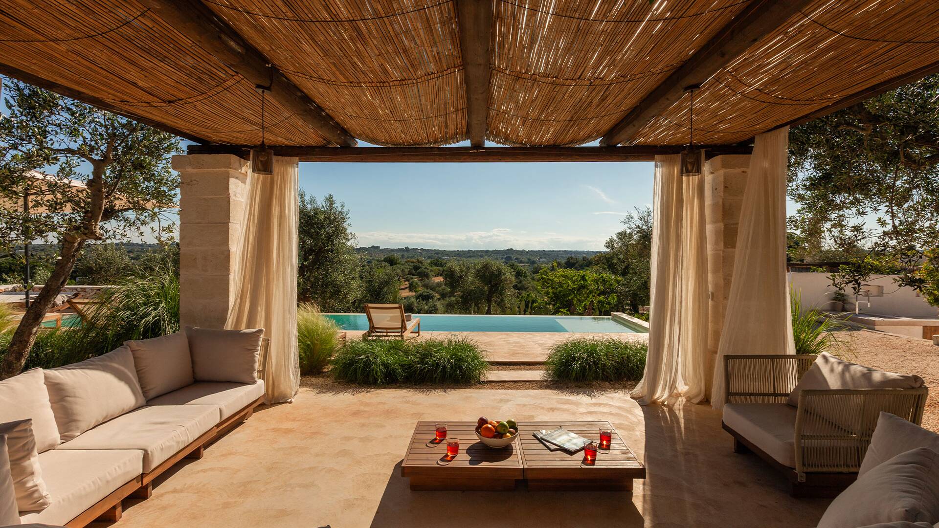 pool area with lounge space