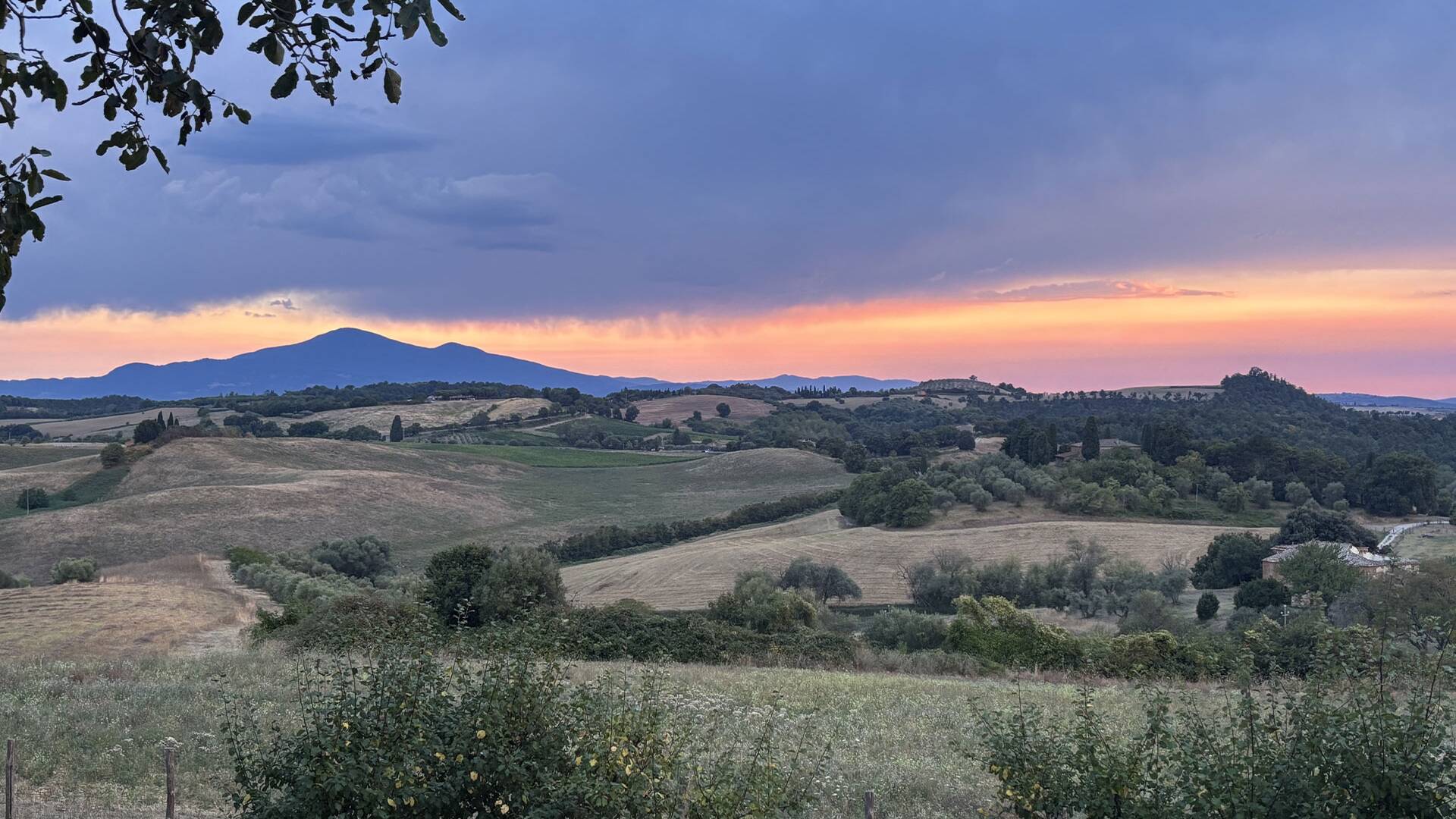 view from the luxury villa Mandorli