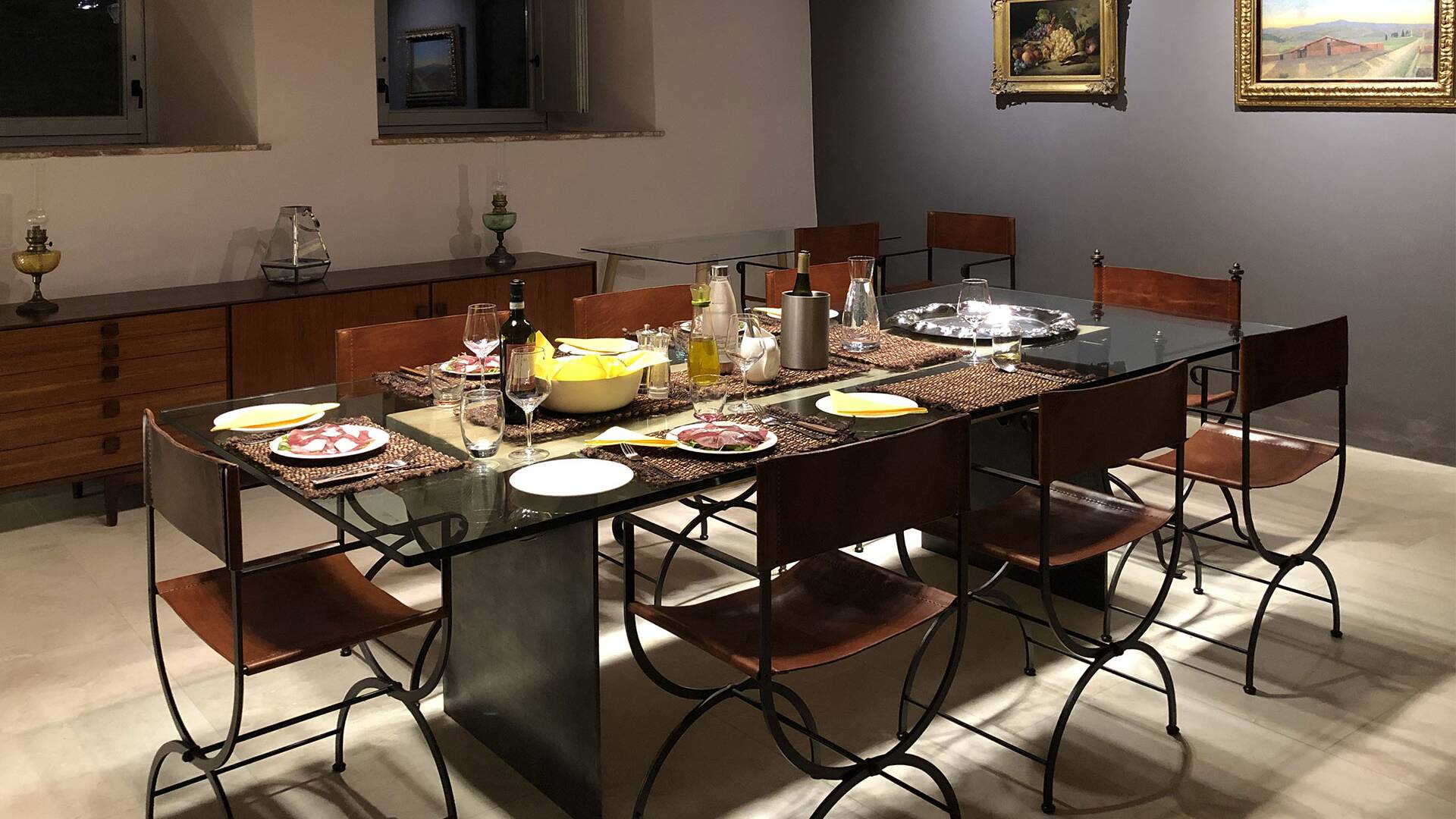 comfortable dining room