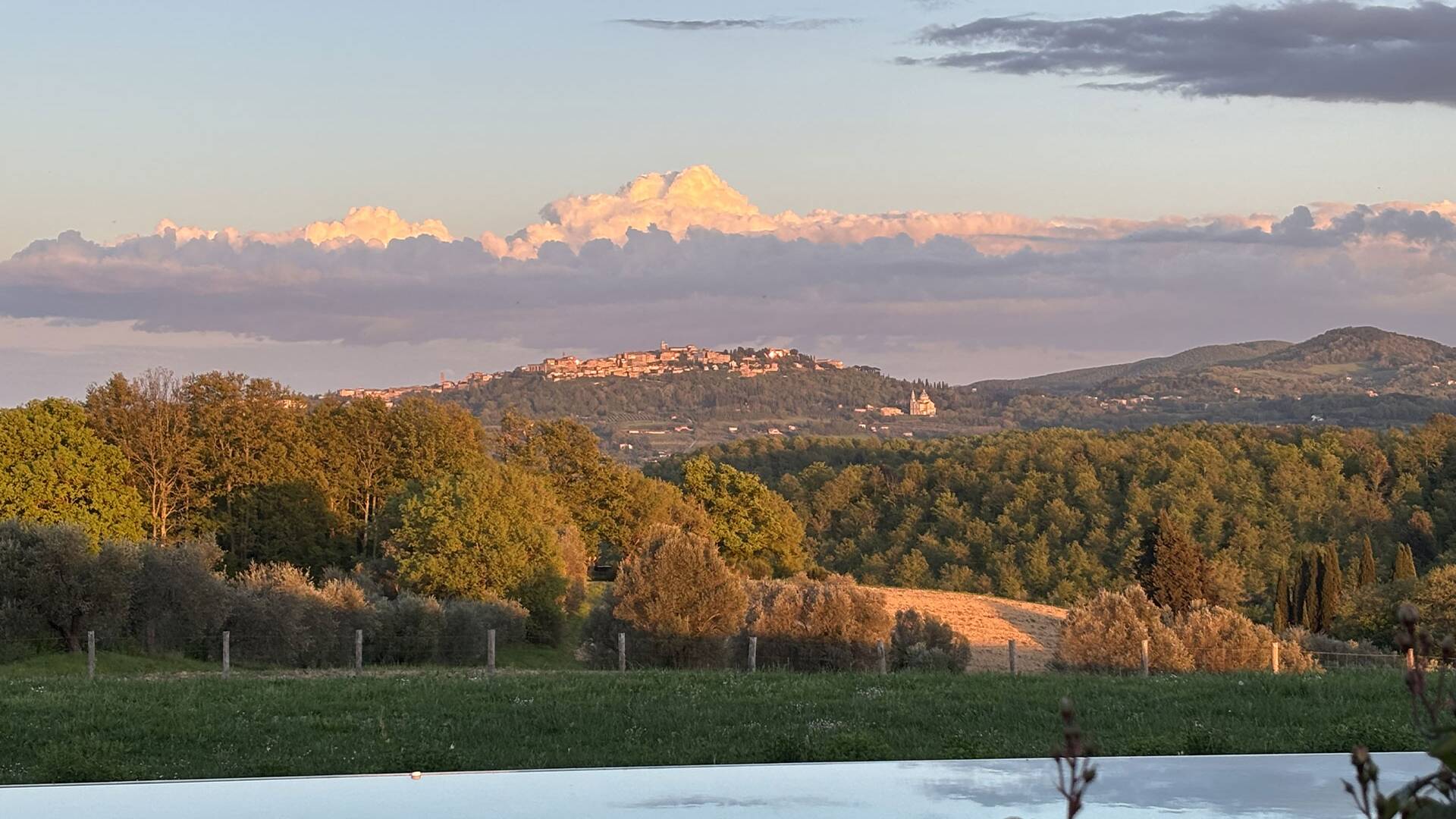 view from the luxury pool