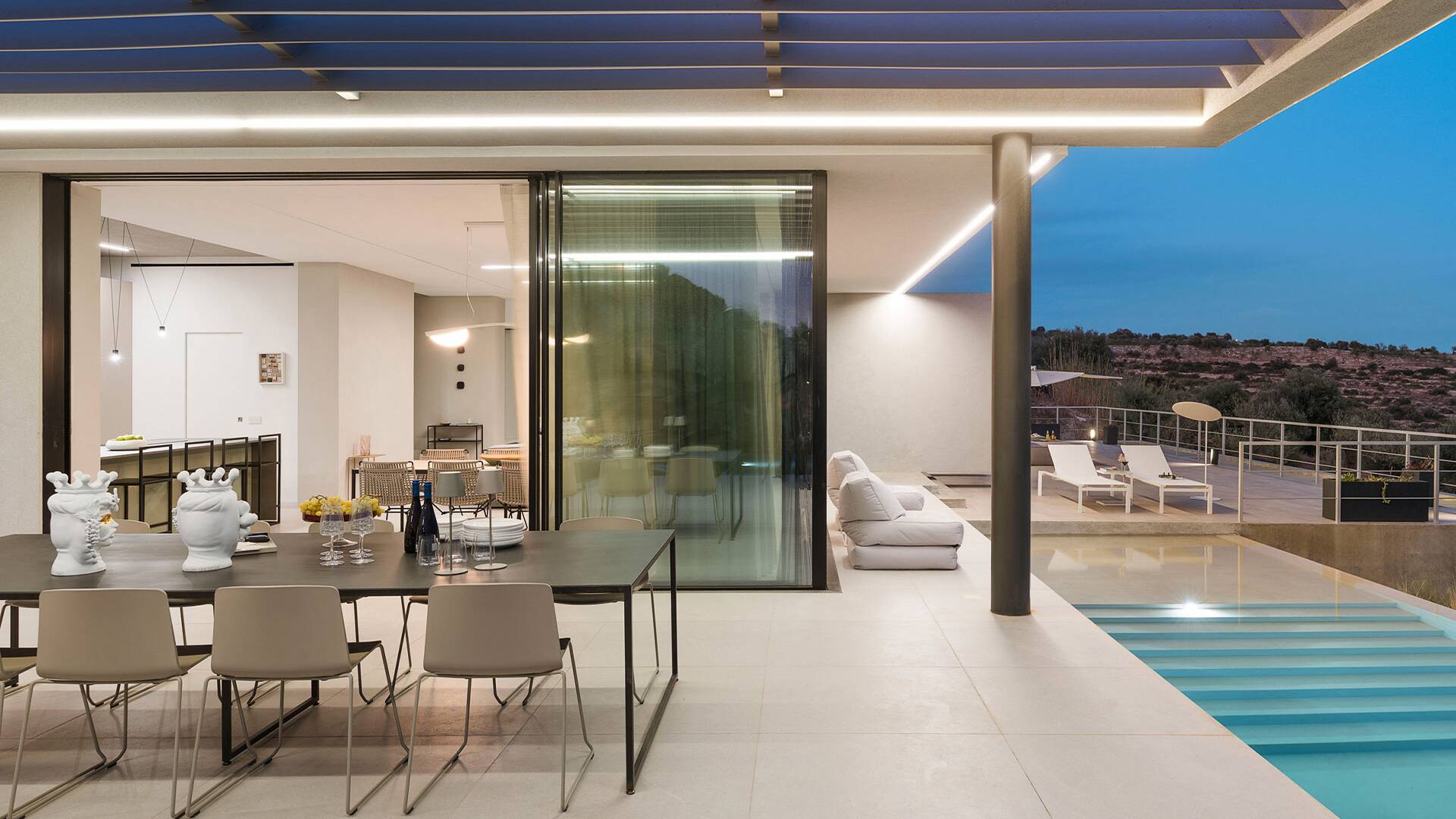 terrace with dining area 