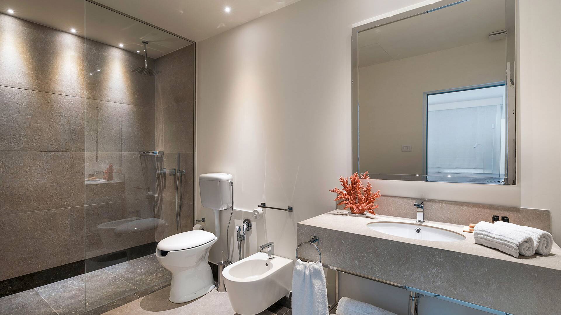 en suite bathroom with walk-in shower