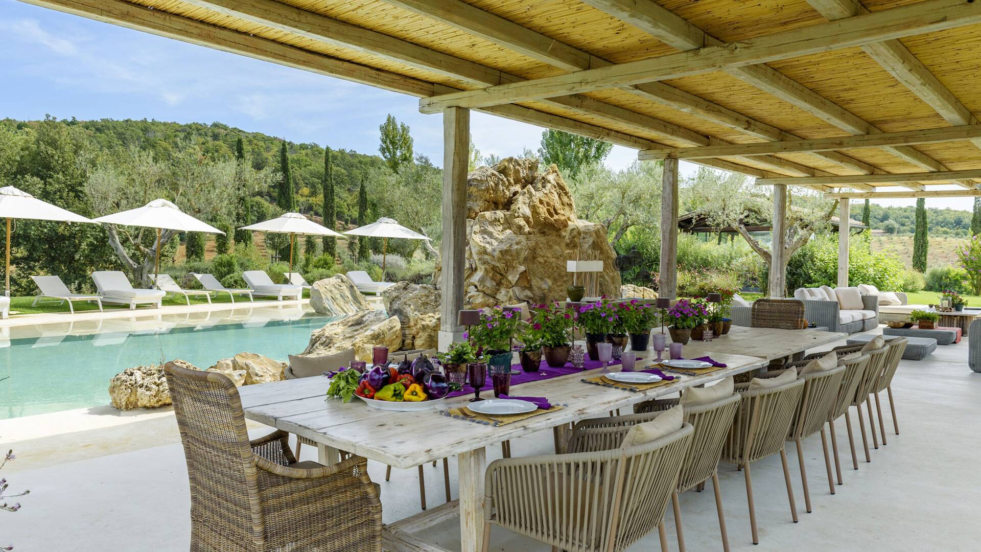  al fresco dining area and outdoor's lounge