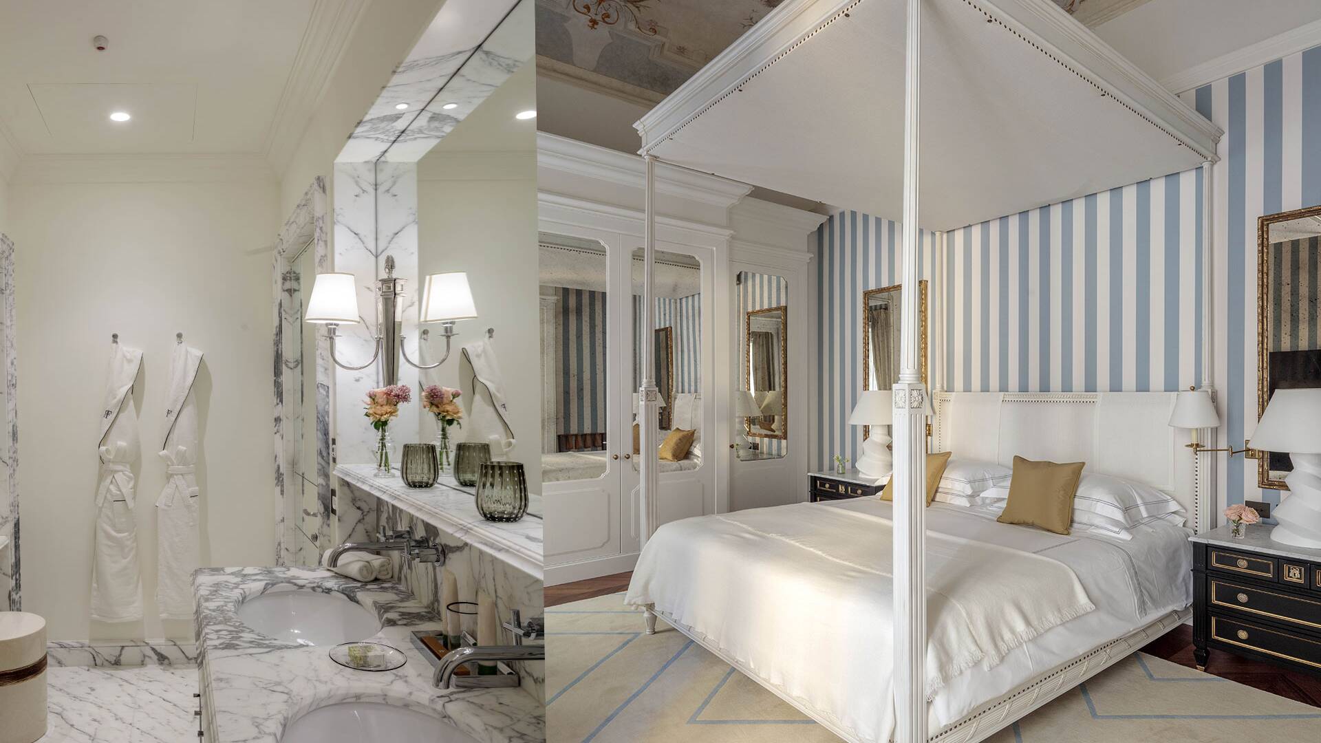 en suite double bedroom with king-sized bed