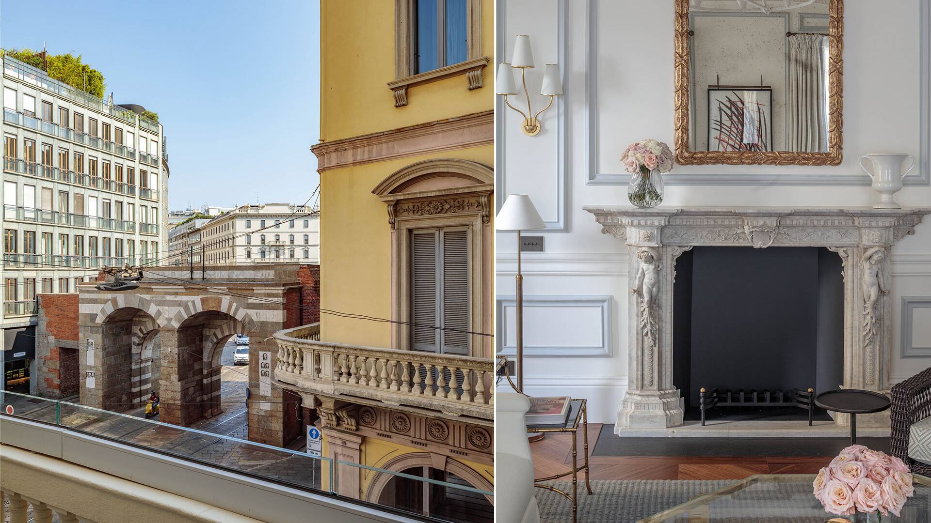 view from the balcony