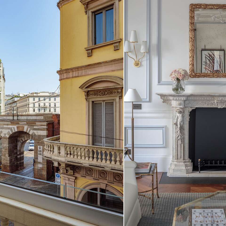 view from the balcony