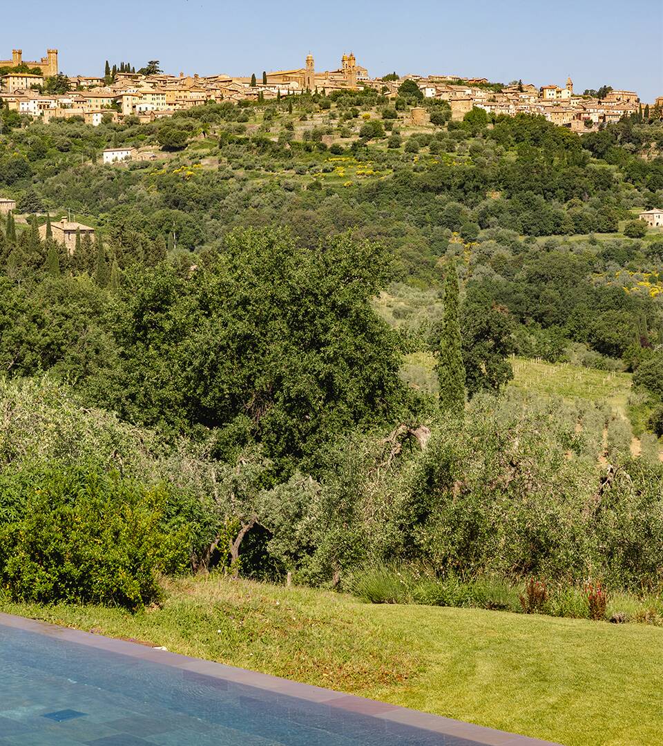 luxury Villa Brunello for weekly rental in Tuscany Montalcino area