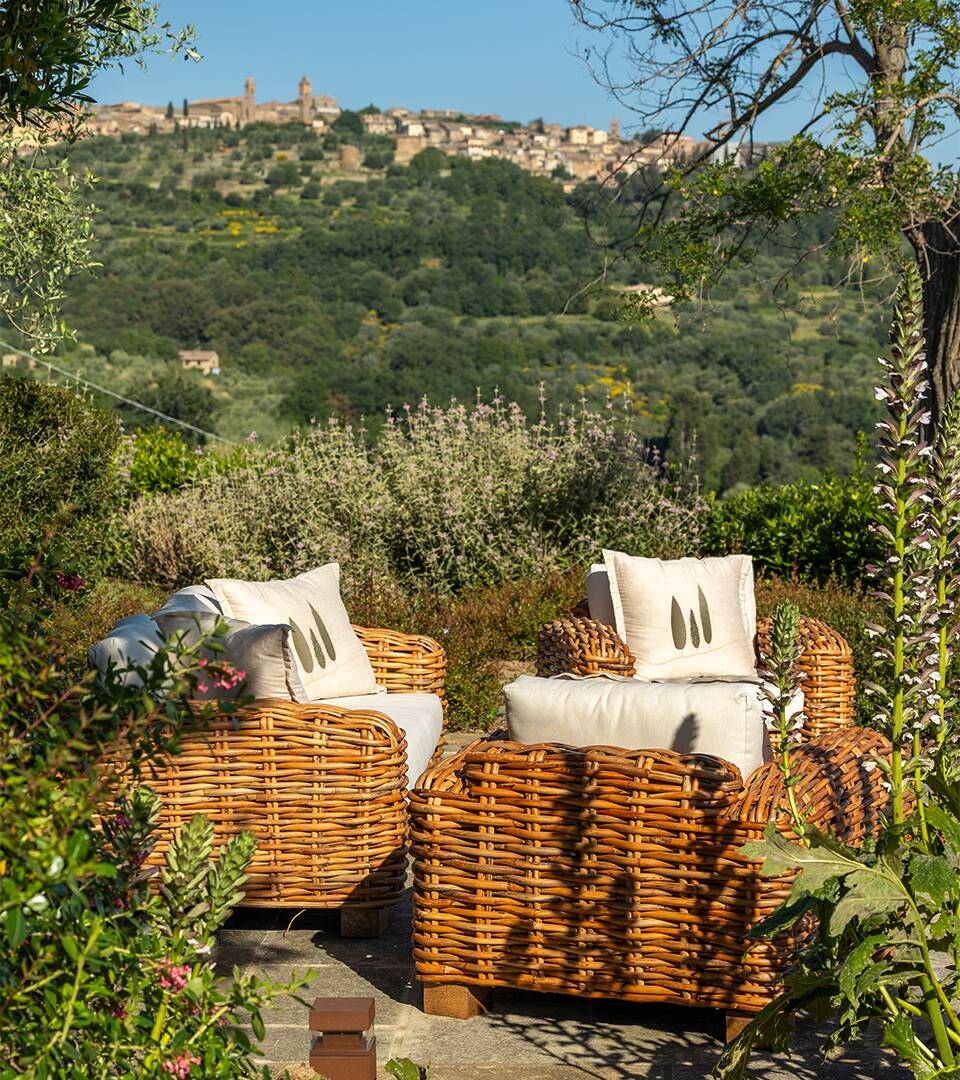 stunning views over Montalcino