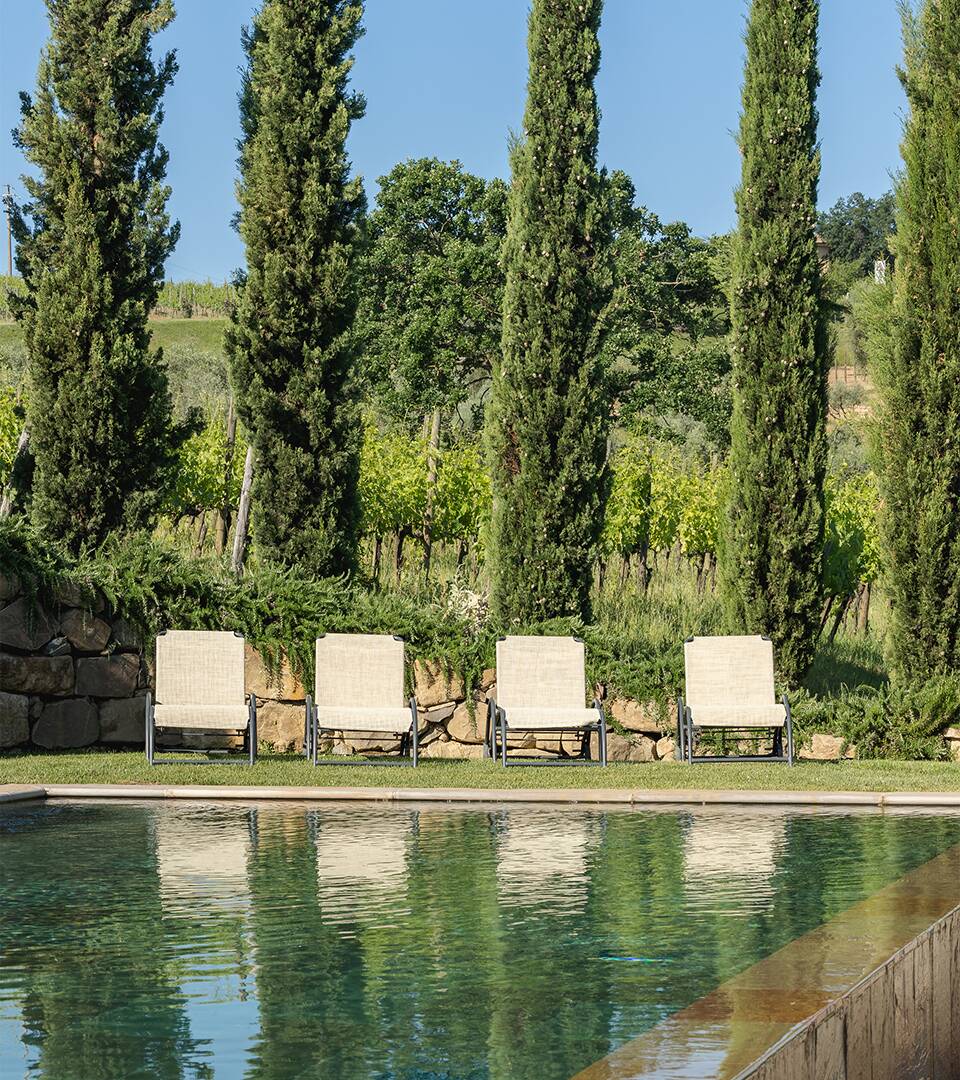 luxury Villa Brunello for weekly rental in Tuscany Montalcino area