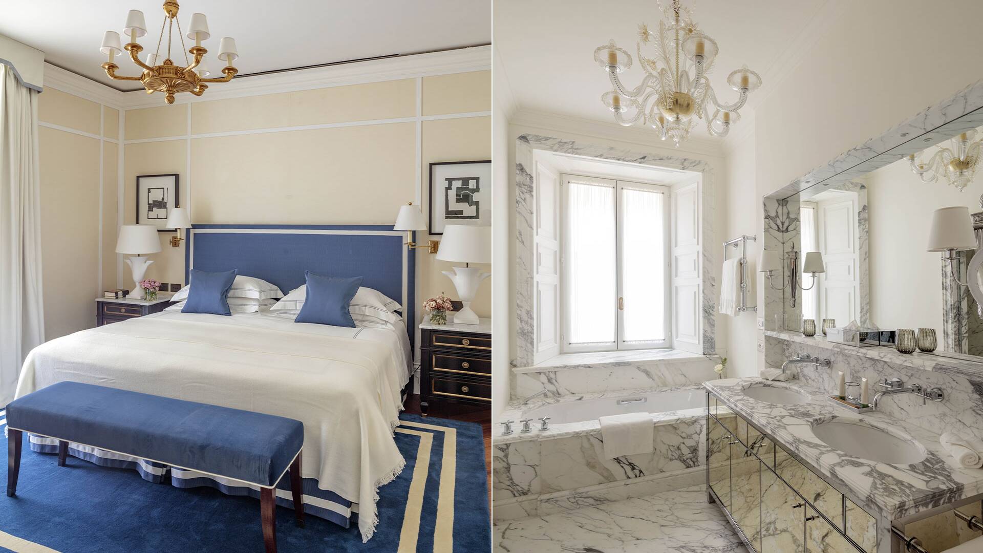 two-bedroom luxury apartment in Milan