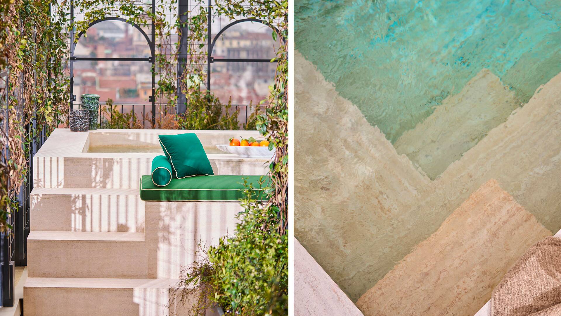 Jacuzzi on the rooftop