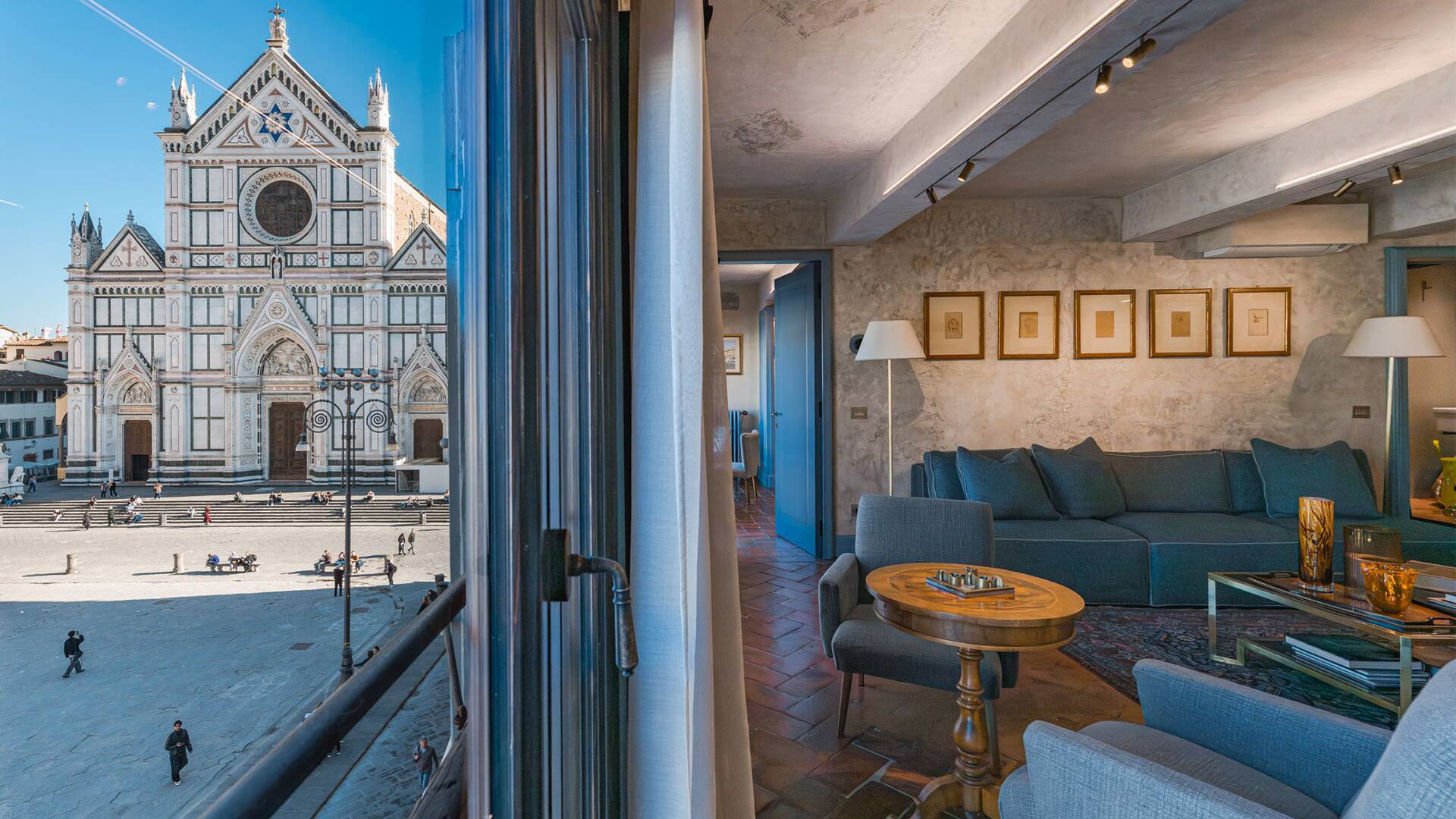 luxury apartment Savio for weekly rental in Florence city centre