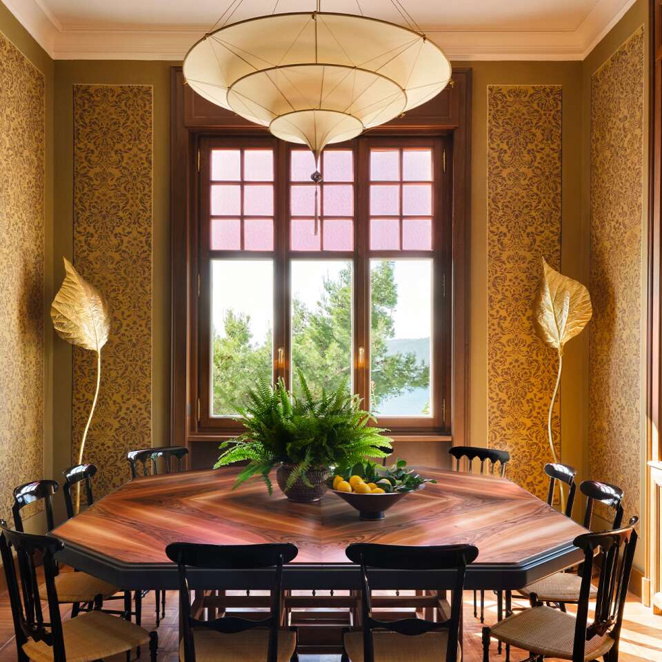 dining room next to the kitchen 