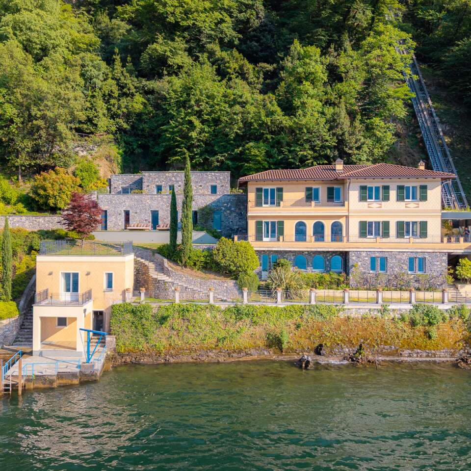 Exterior of the villa