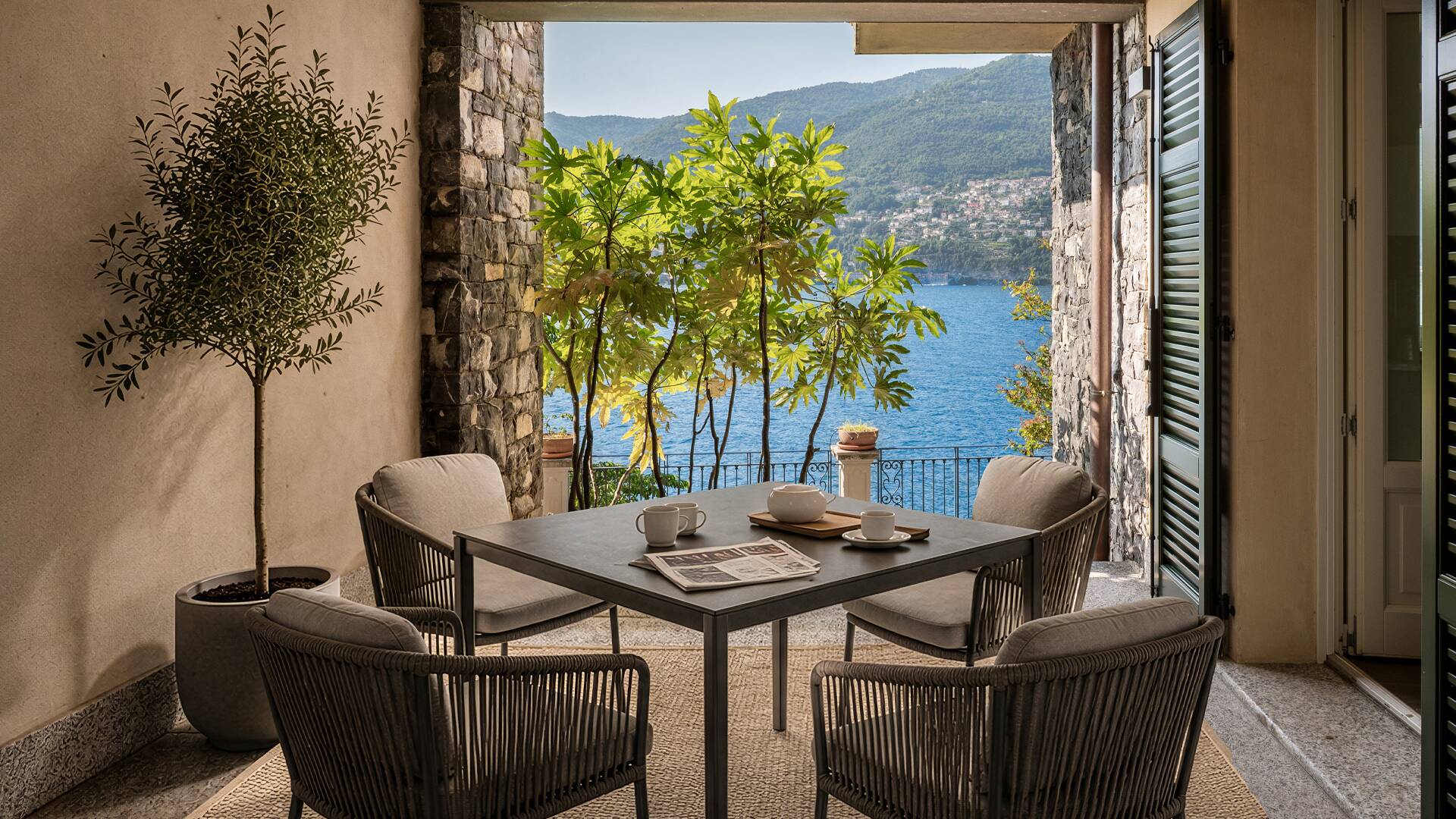 Outdoor dining area